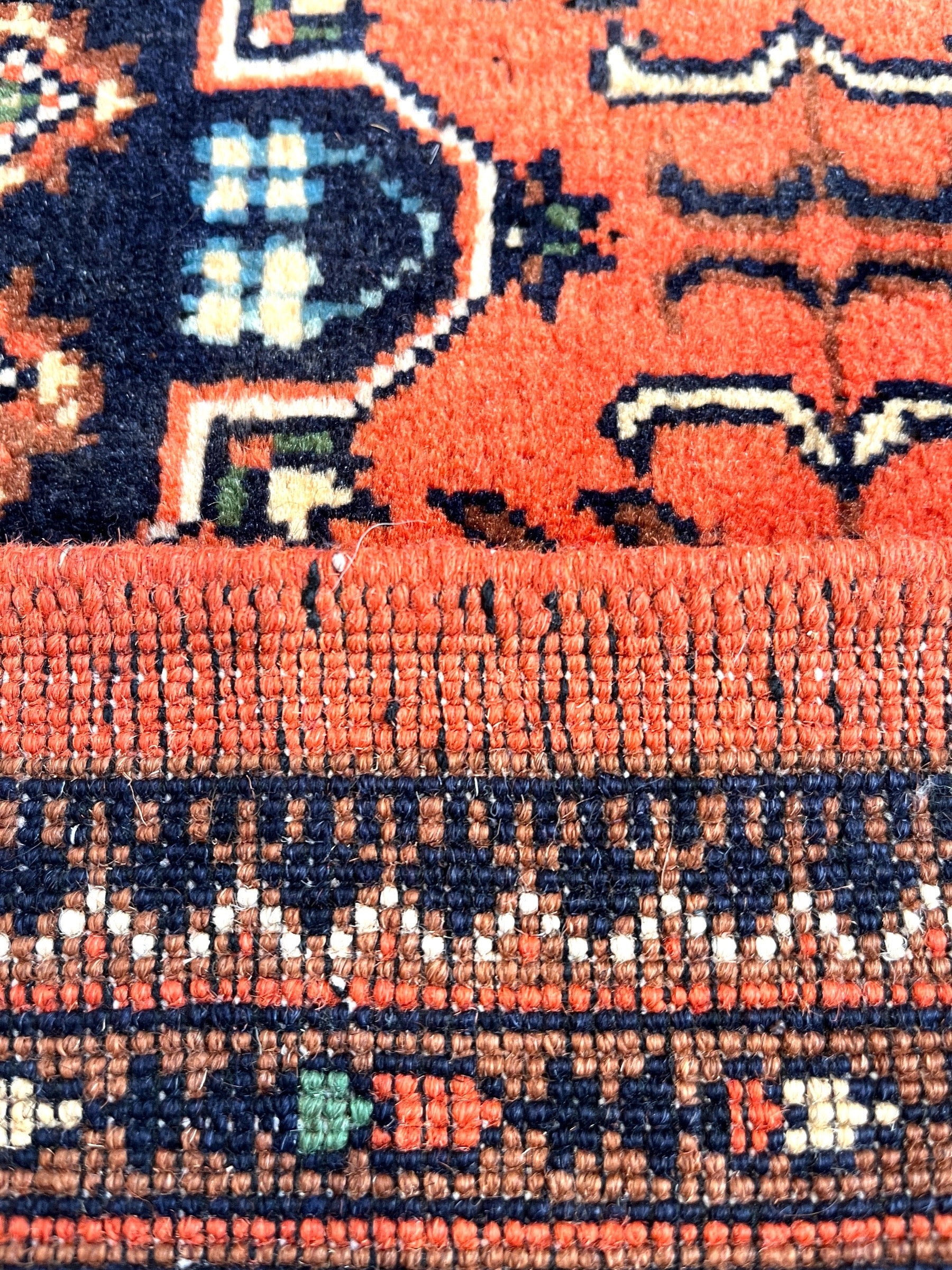 310cm x 200cm Orange & Black Yousef Bay Rug