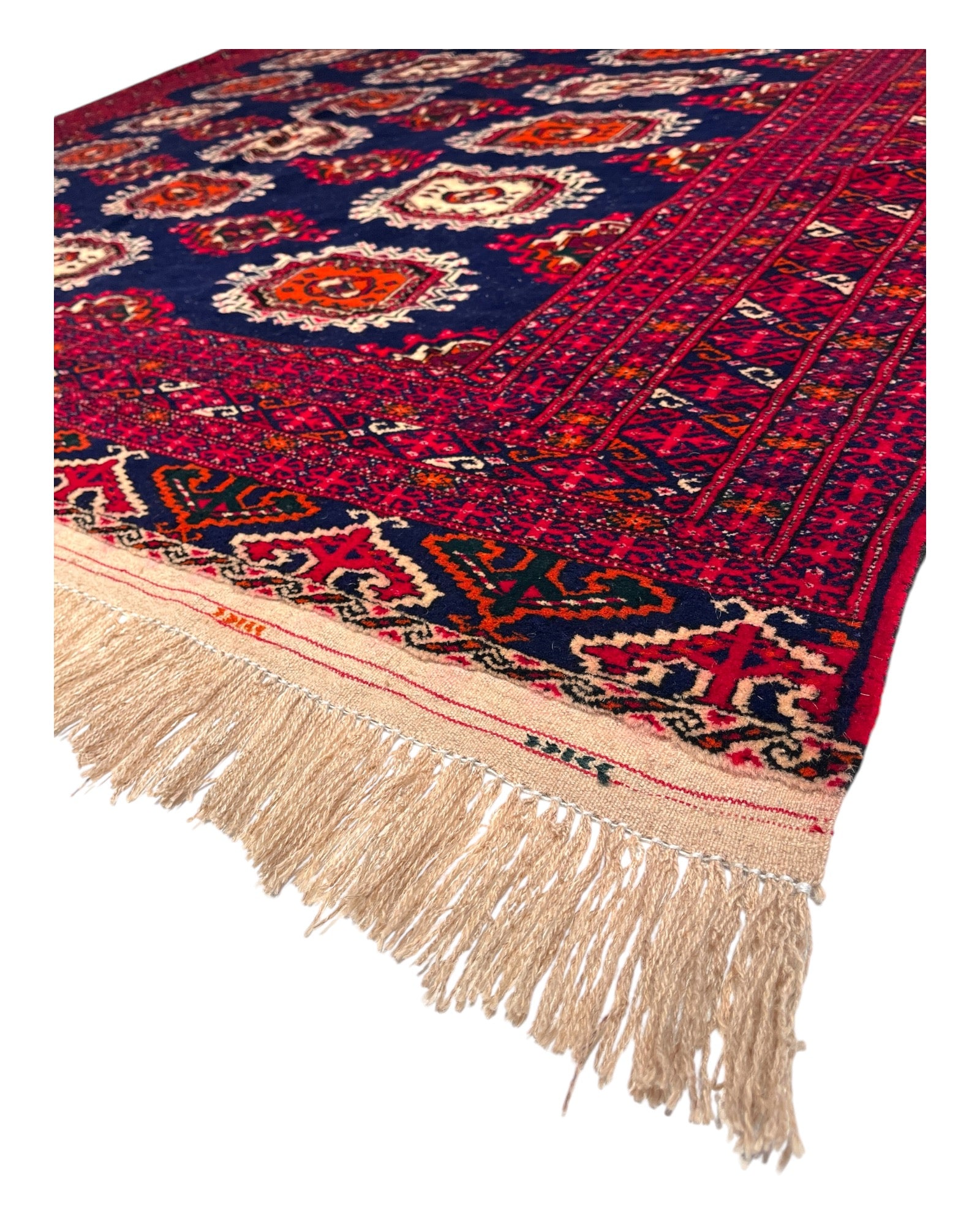 290cm x 200cm Red & Blue Patnas Gul Rug