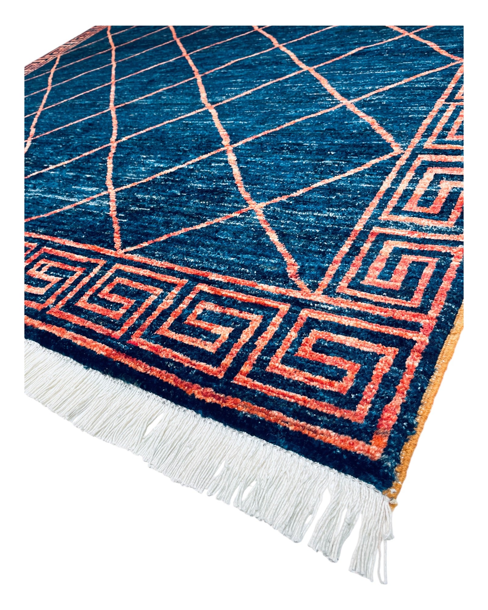 300cm x 197cm Blue Gabeh Rug