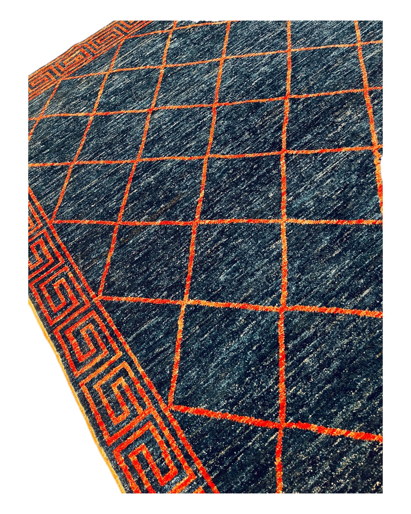 300cm x 197cm Blue Gabeh Rug