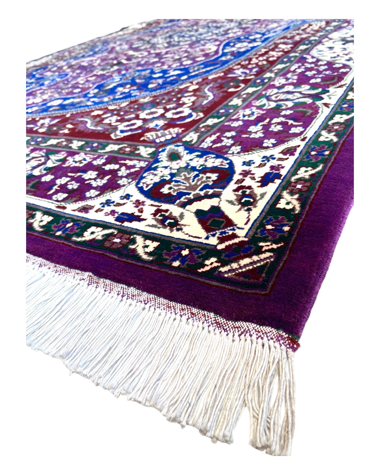 302cm x 202cm Purple Traditional Afghan Rug