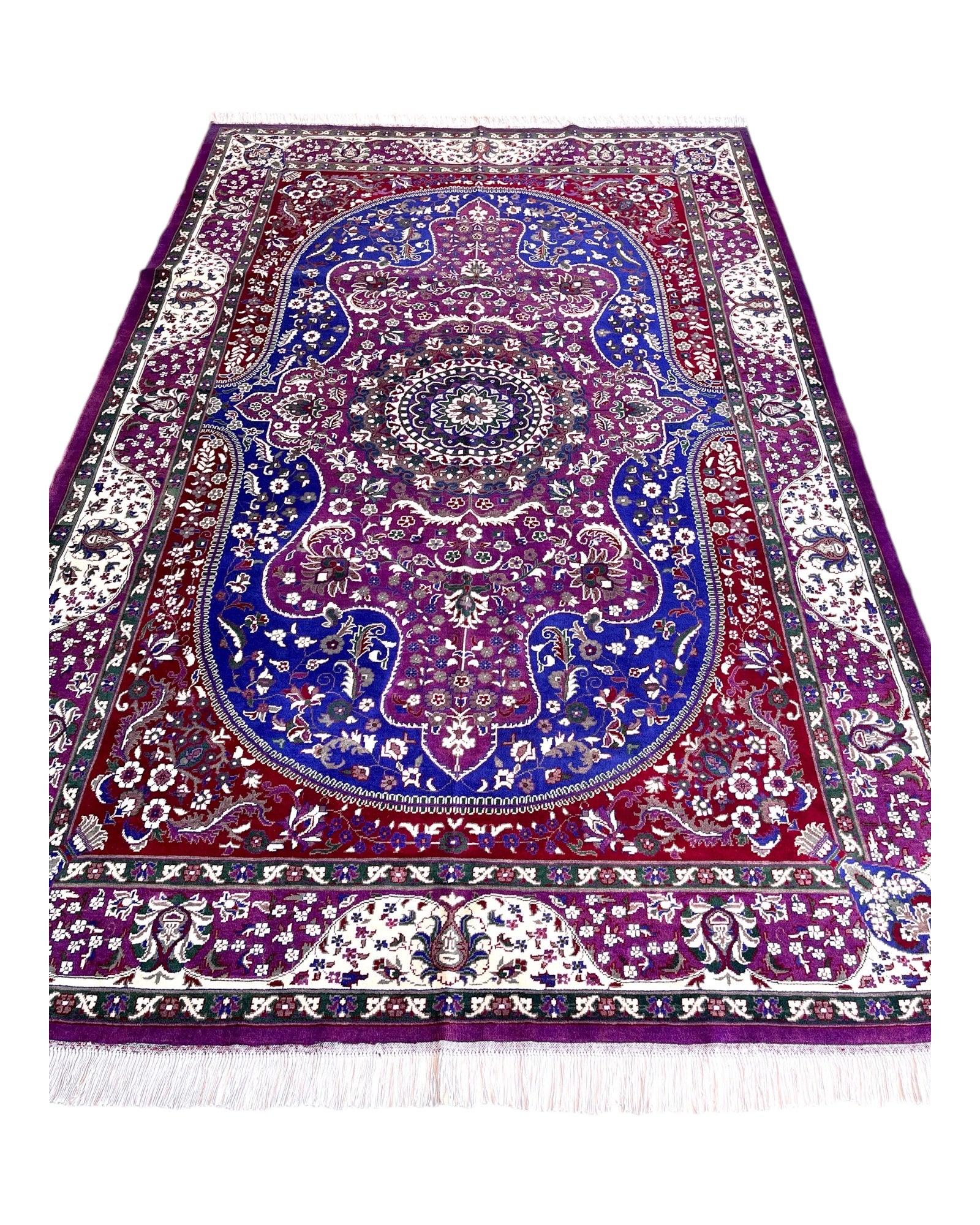 302cm x 202cm Purple Traditional Afghan Rug