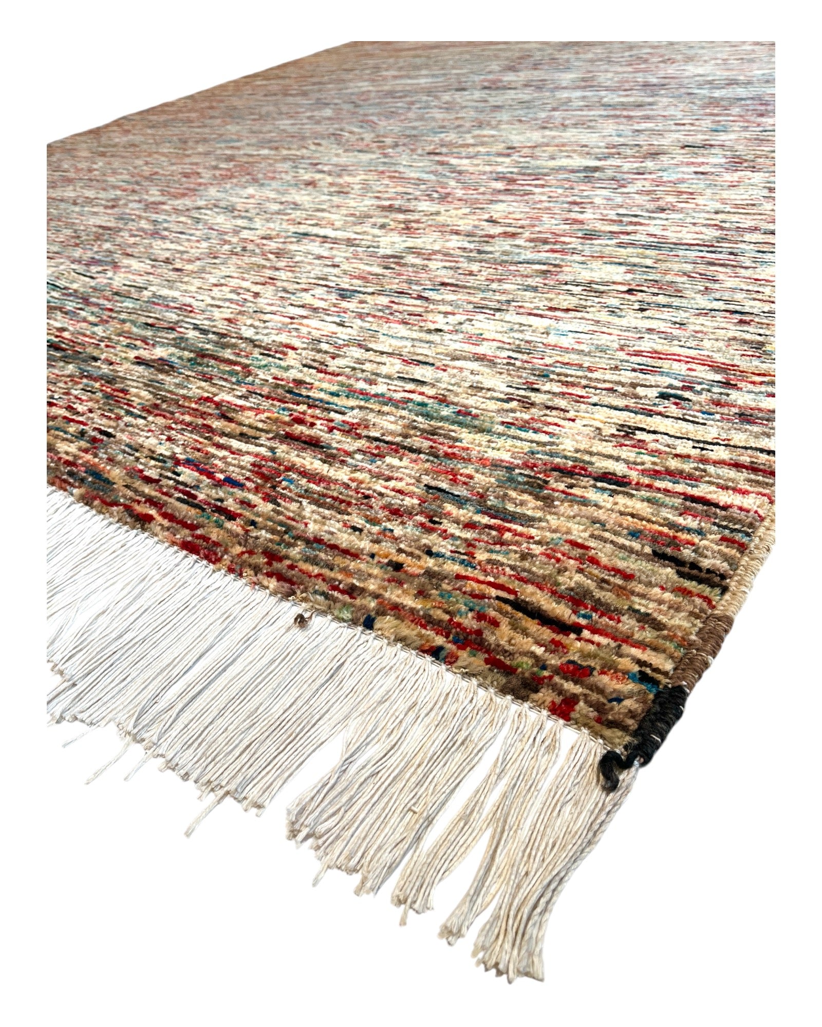 294cm x 205cm Colourful Cream Gabeh Rug