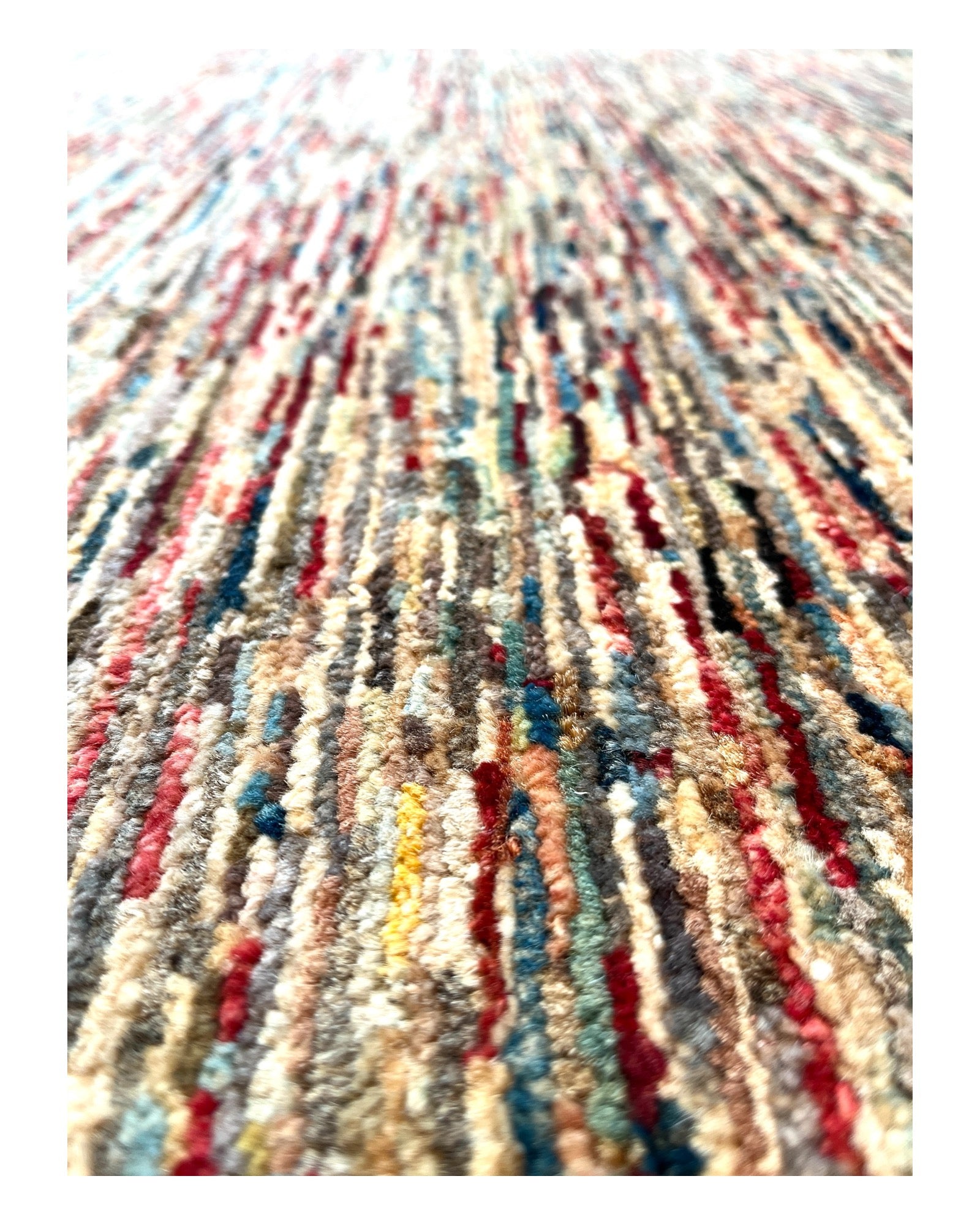 294cm x 205cm Colourful Cream Gabeh Rug