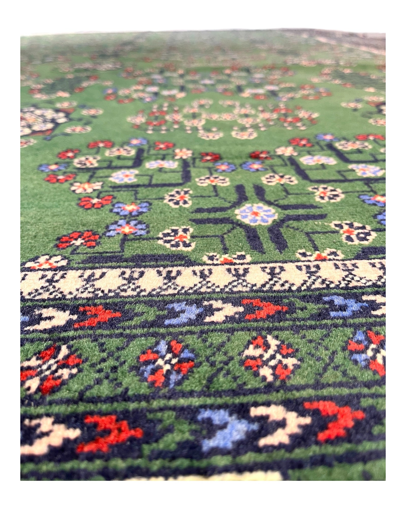 300cm x 205cm Green Andkhoy Rug