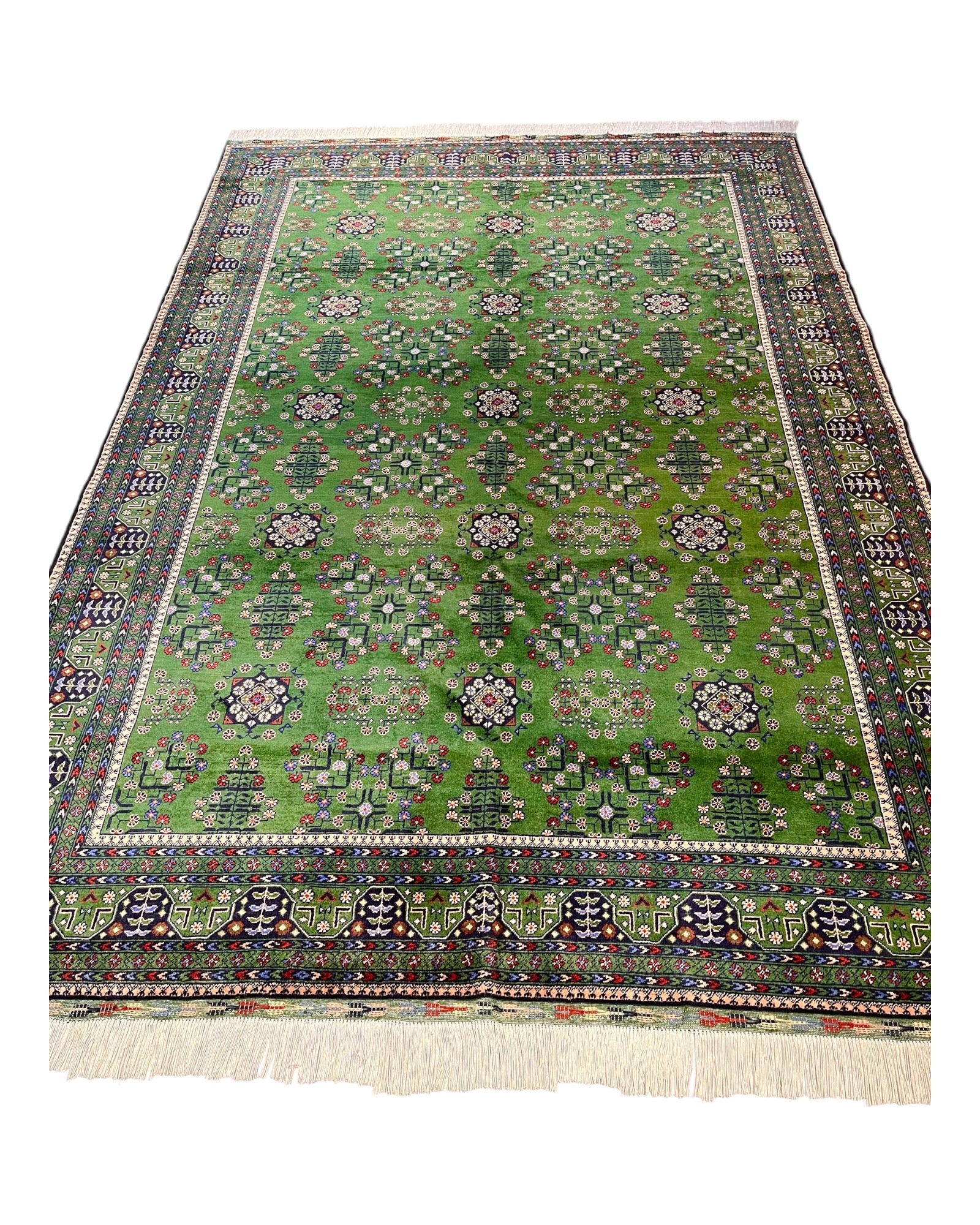 300cm x 205cm Green Andkhoy Rug