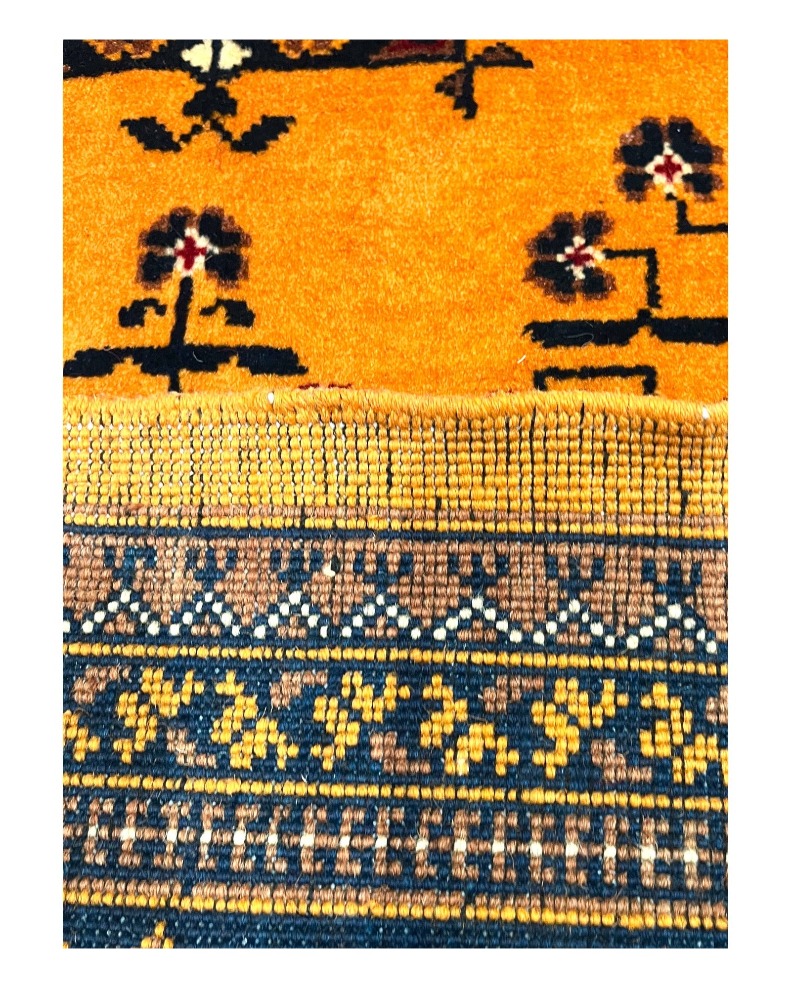 296cm x 200cm Sunflower Yellow Andkhoy Rug