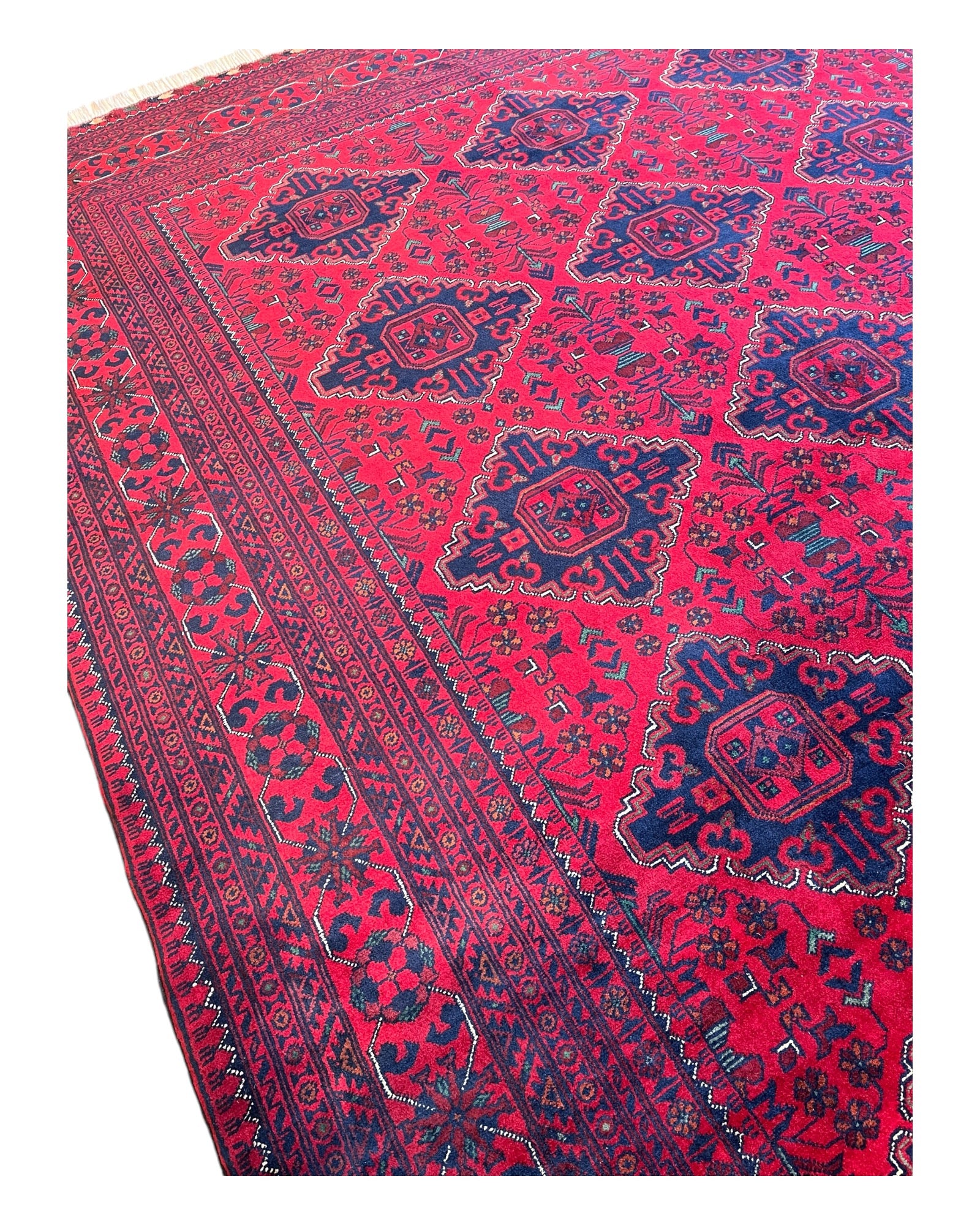 303cm x 204cm Red & Blue Underground Rug