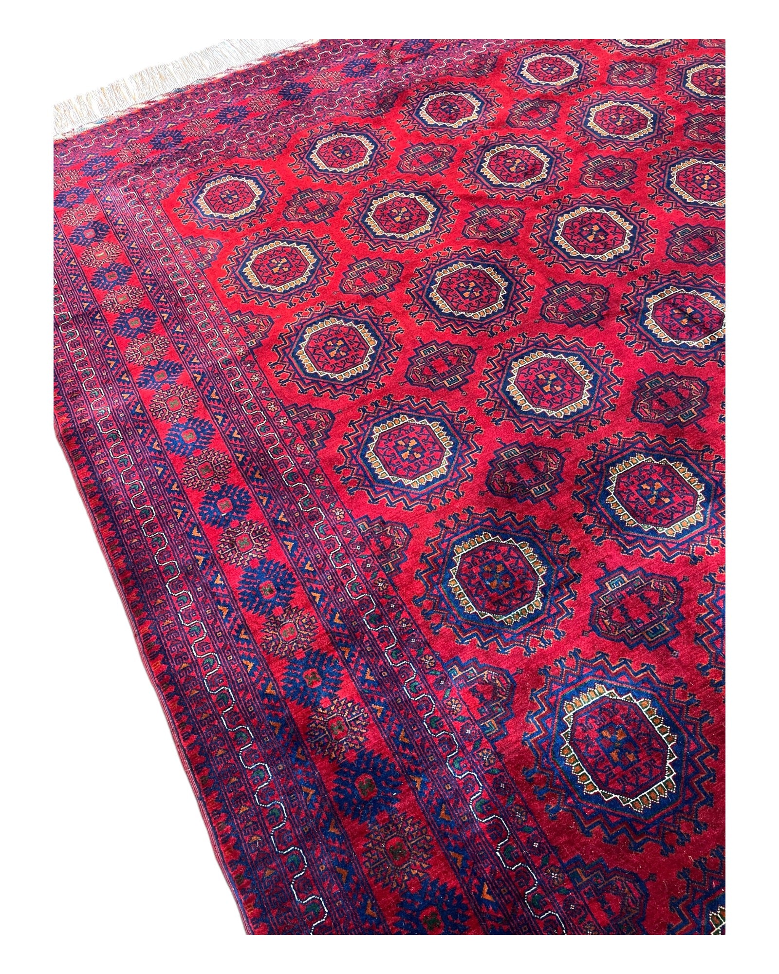 290cm x 200cm Red Fine Saroqi Rug