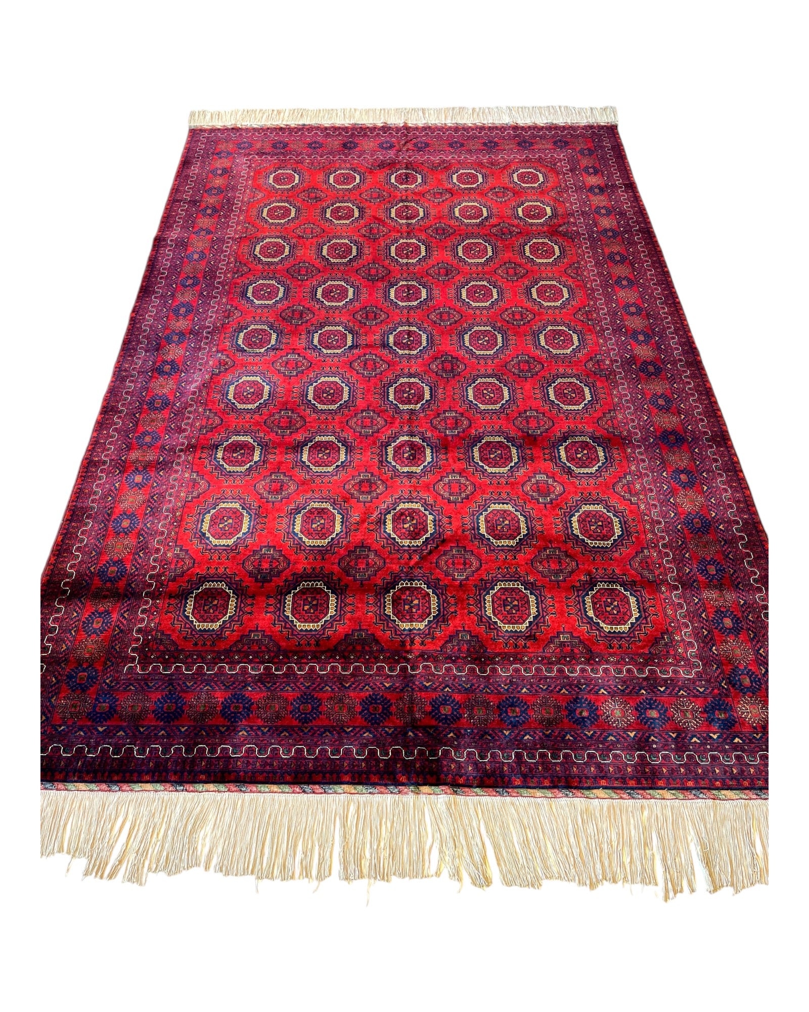 290cm x 200cm Red Fine Saroqi Rug