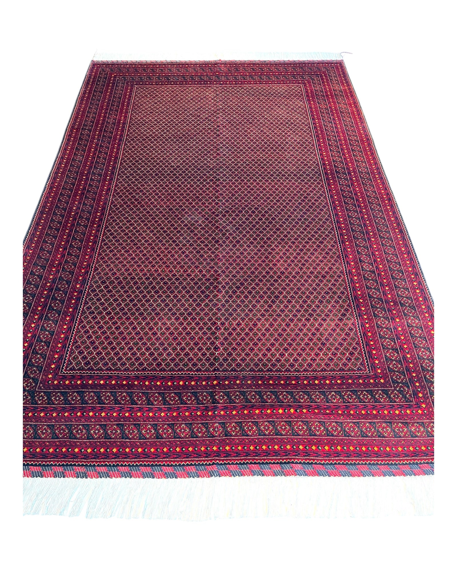 300cm x 200cm Red Dokhteri Qazi Rug