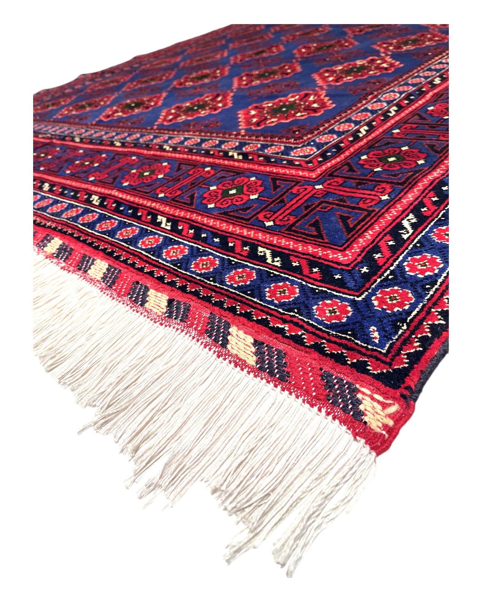 297cm x 200cm Red & Blue Kasha Naqsha Rug