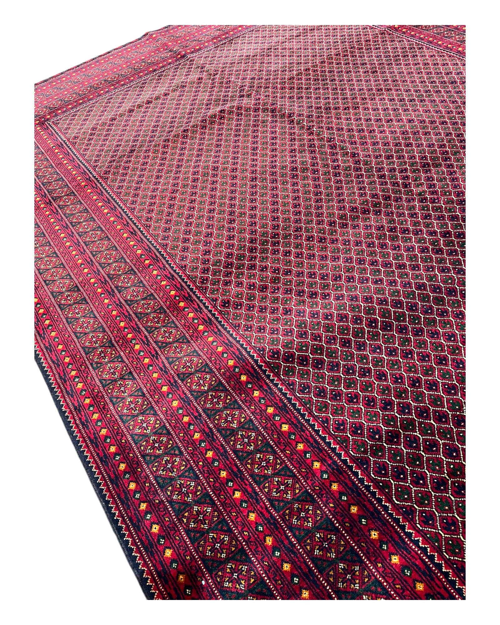 300cm x 200cm Red Dokhteri Qazi Rug