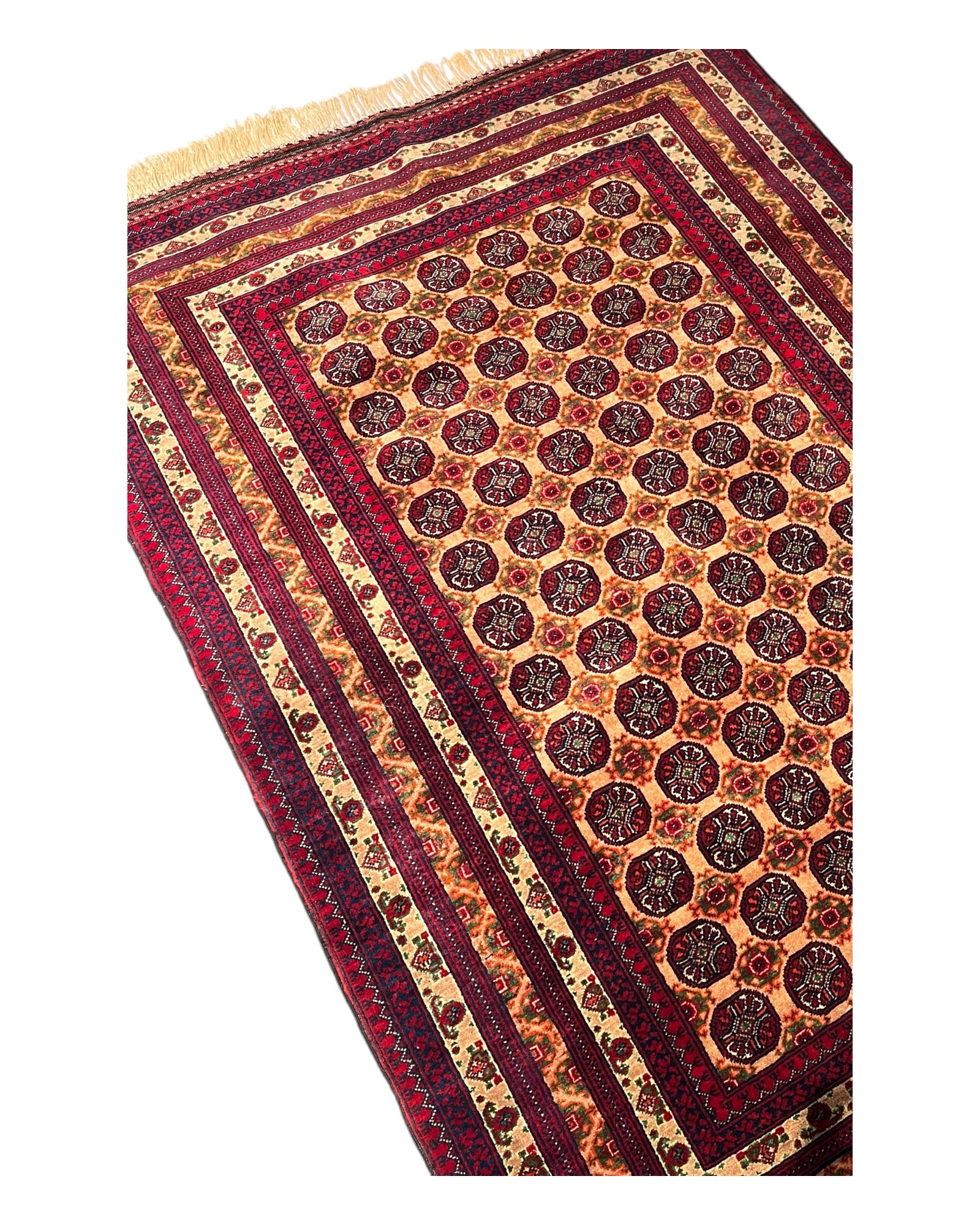 150cm x 100cm Red Khuwaja Roshnai Rug