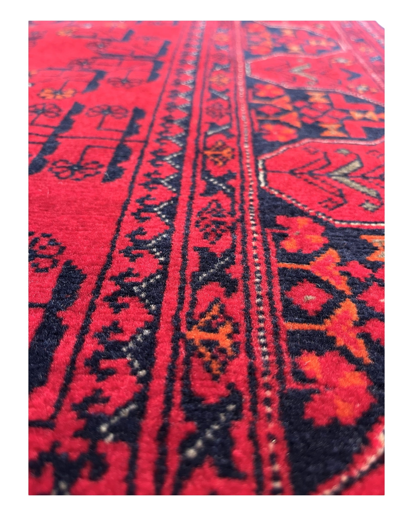 158cm x 102cm Red Andkhoy Rug