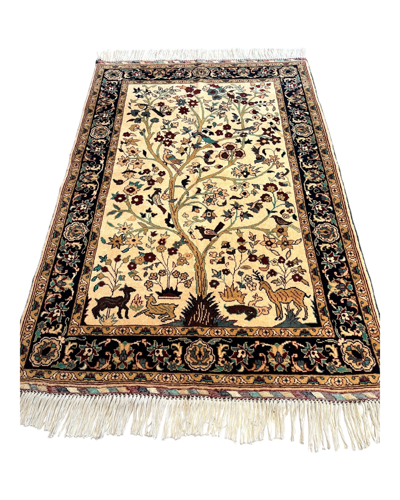 150cm x 102cm Cream Tree of Life Rug