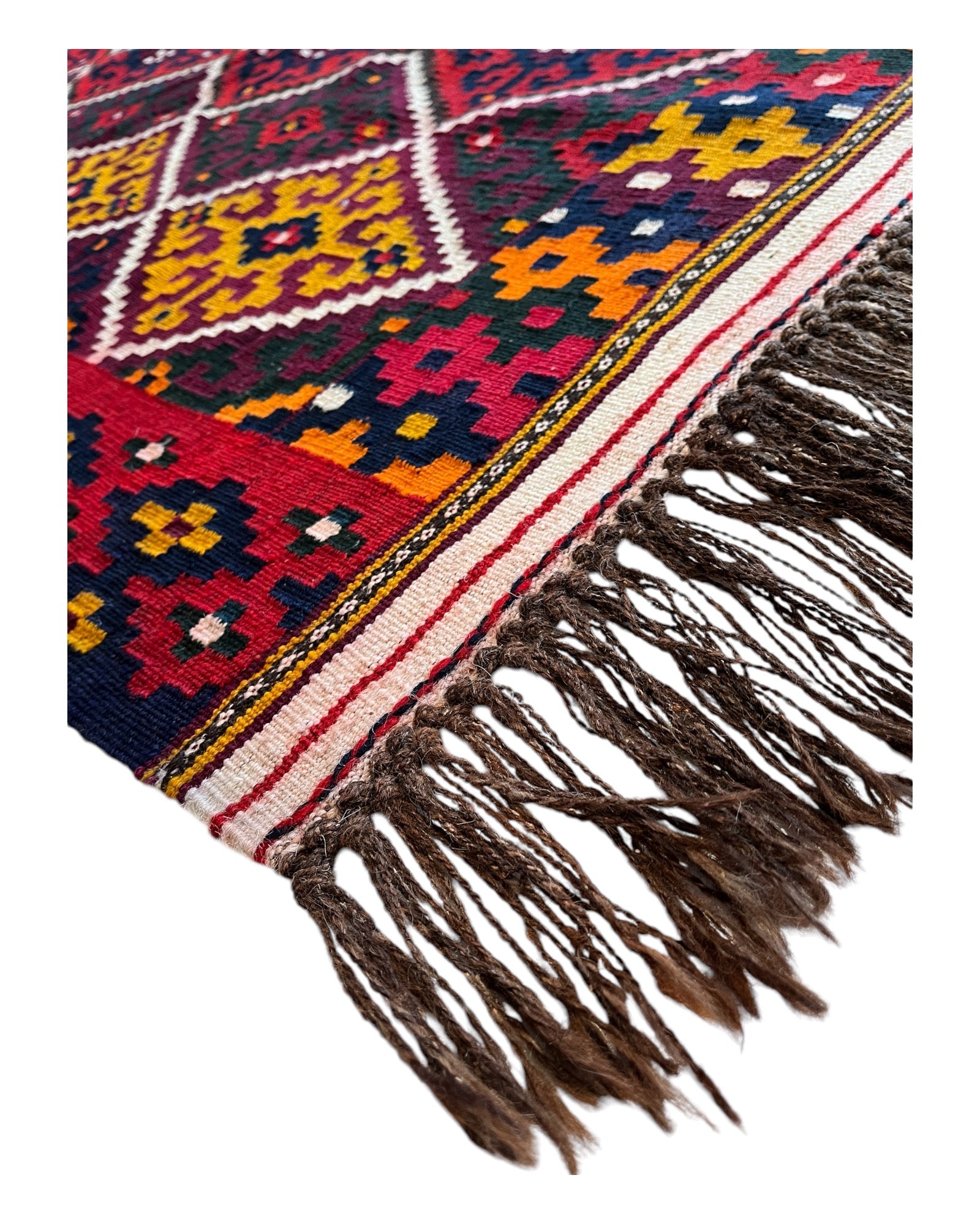 400cm x 177cm Vintage Maymana Kilim