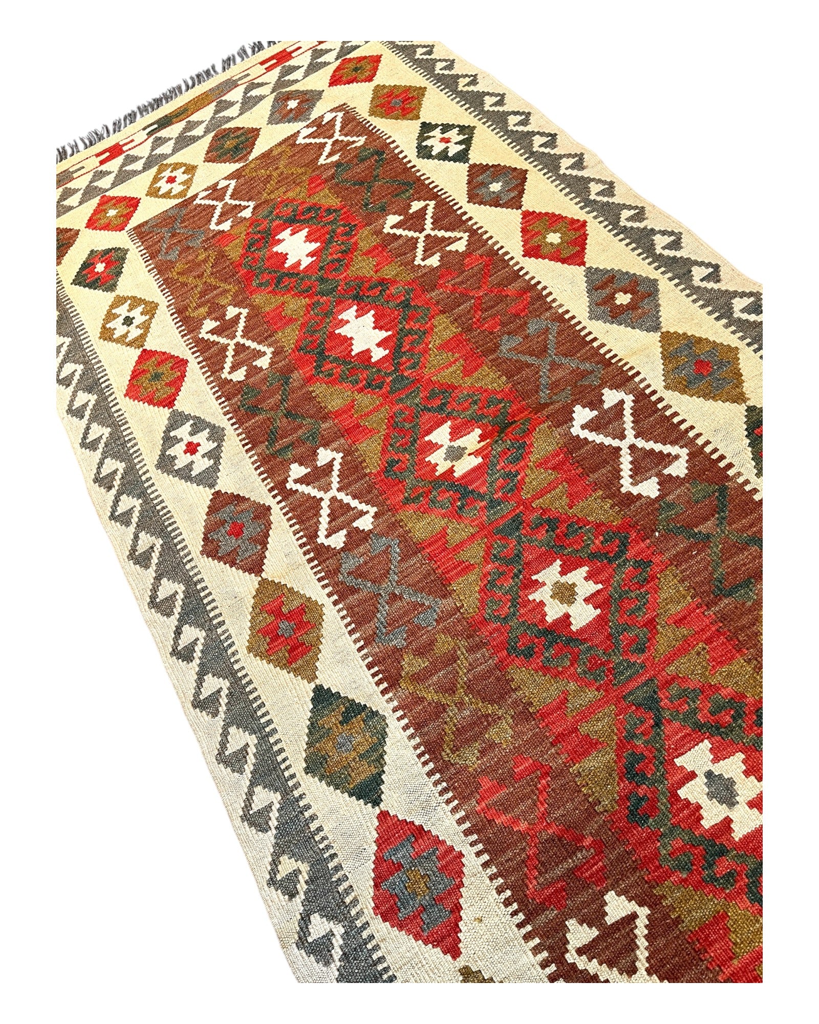 400cm x 83cm Maymana Kilim Runner