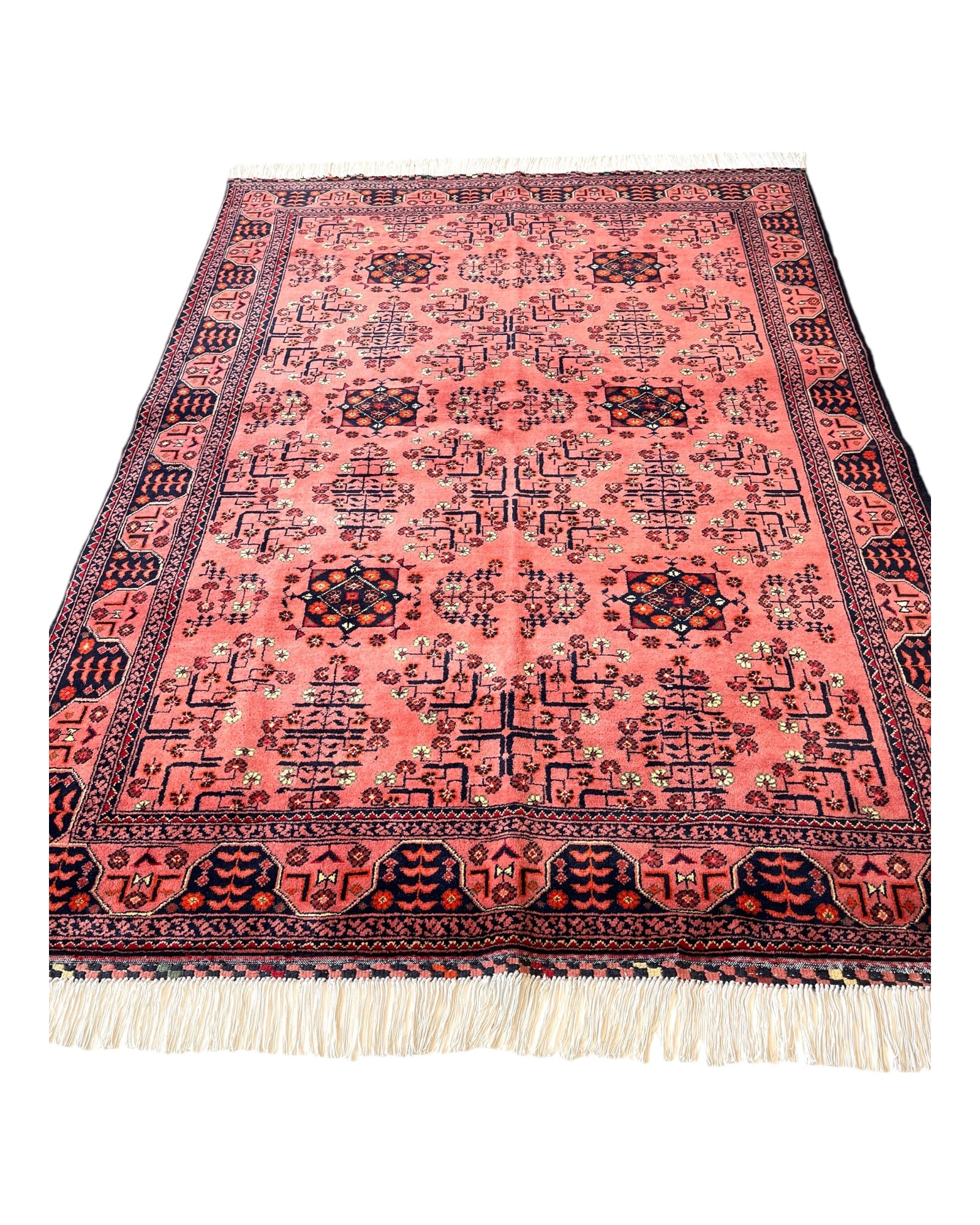 200cm x 150cm Pink Khargul Rug