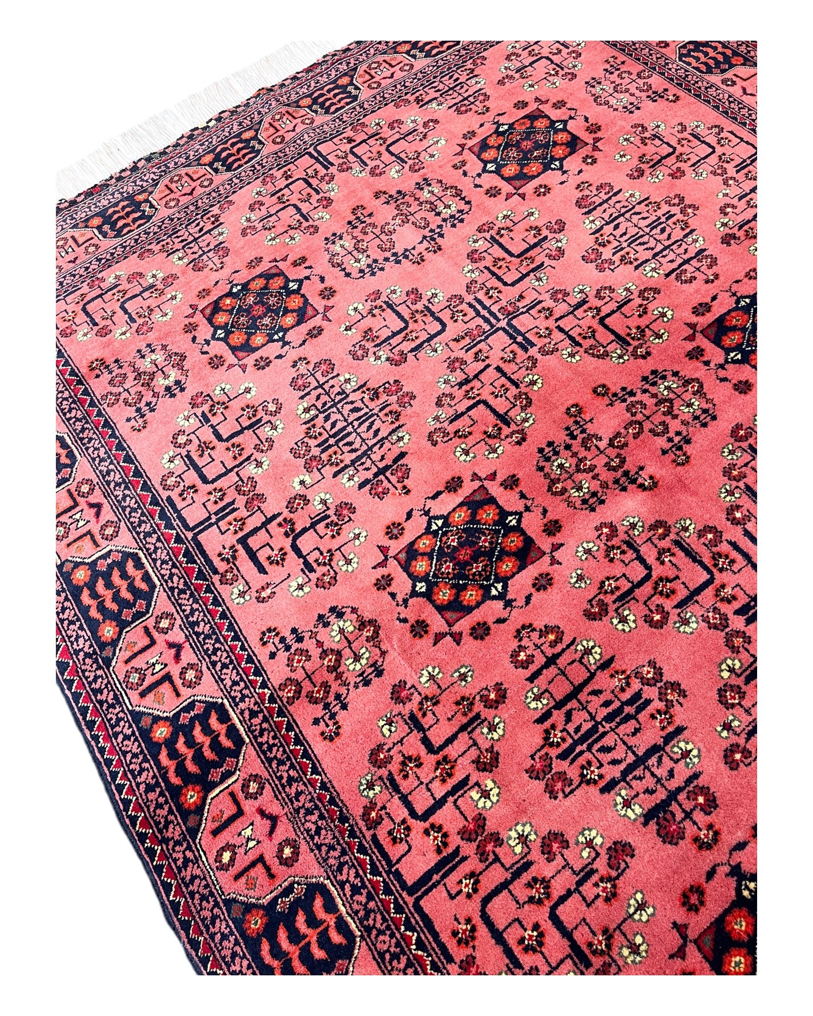 200cm x 150cm Pink Khargul Rug