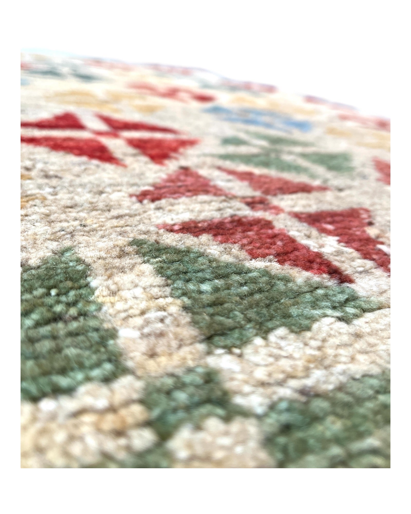 120 x 80cm Colourful Cream Gabeh Rug