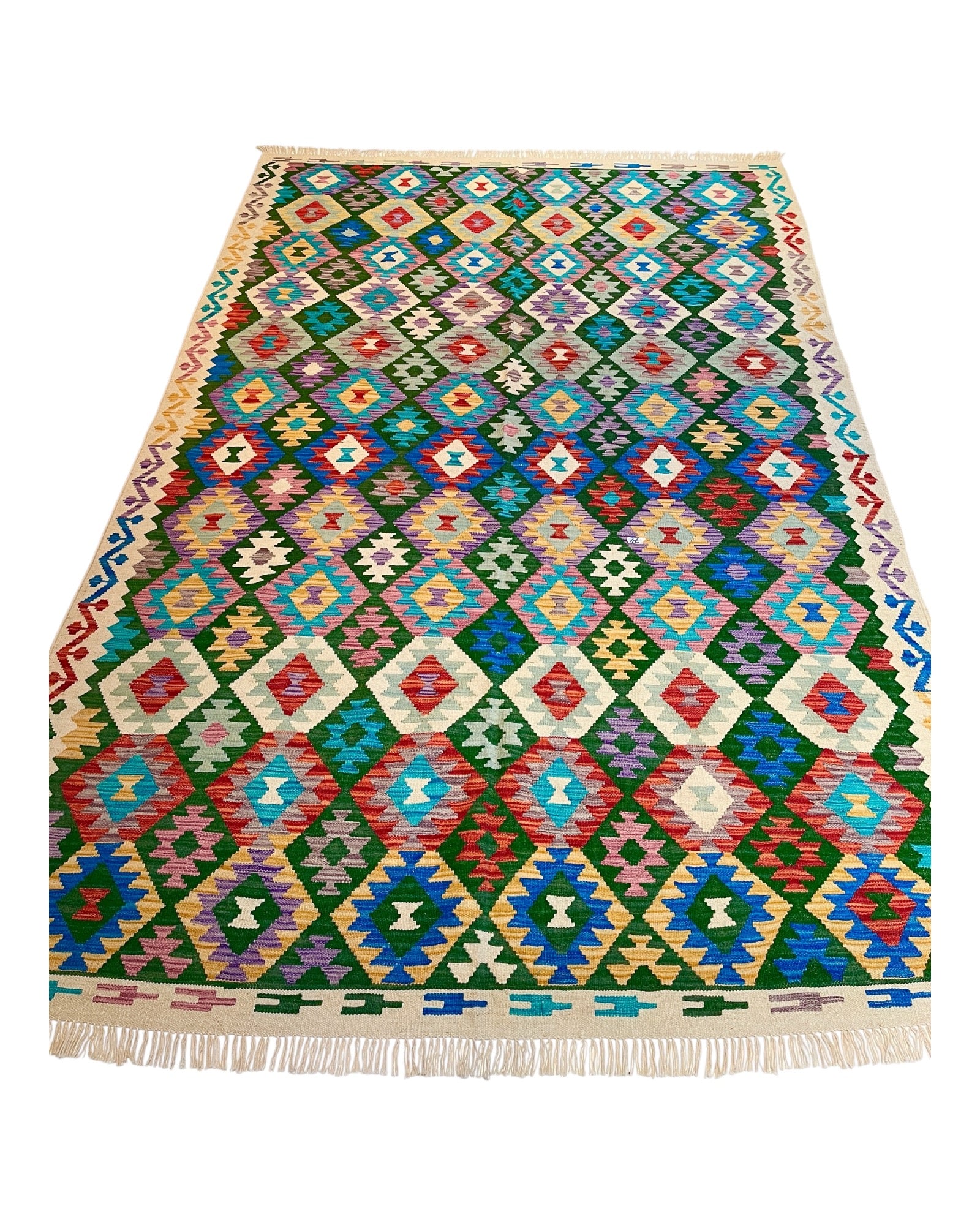 293cm x 200cm Colourful Maymana Kilim