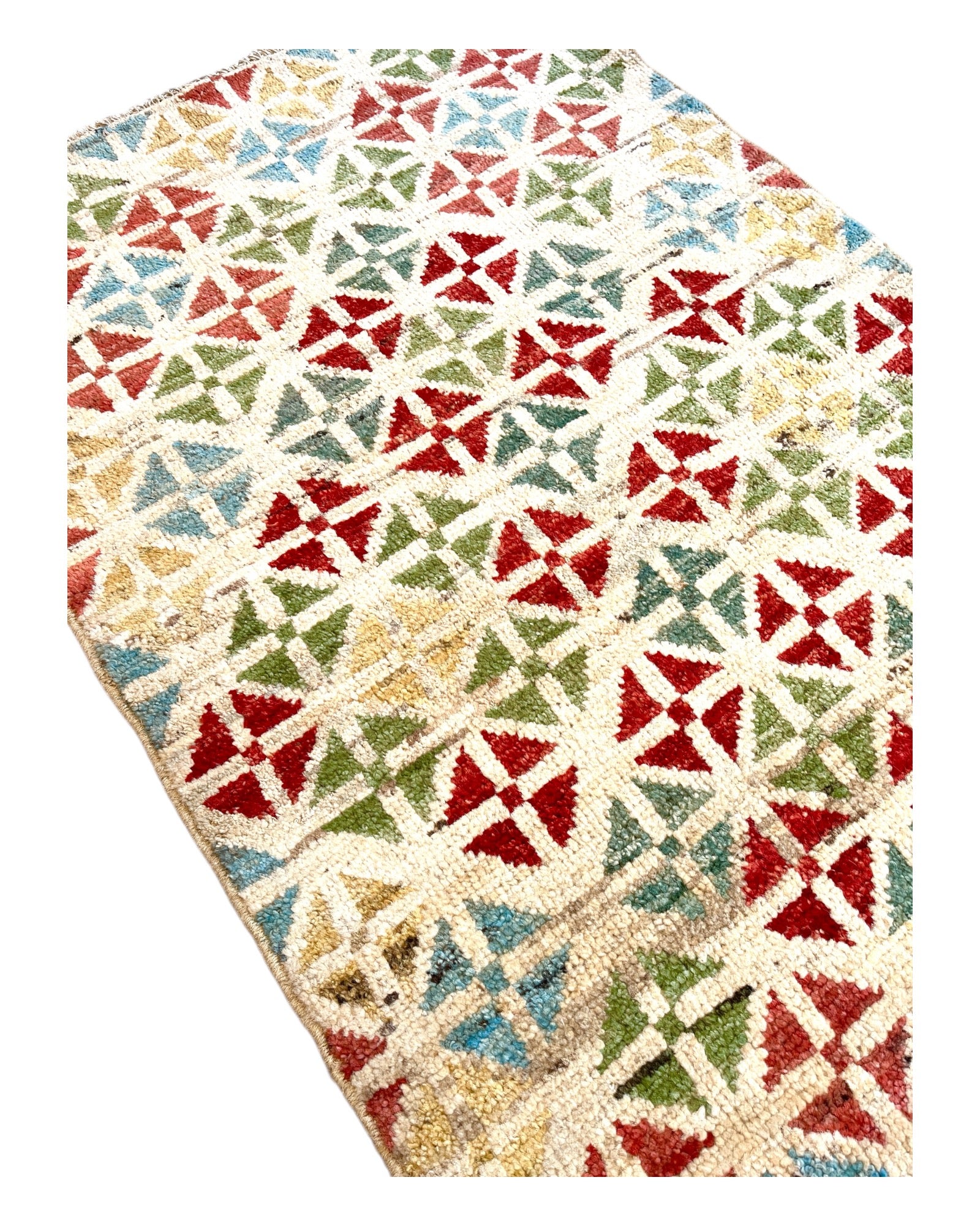 120 x 85cm Cream Patterned Gabeh Rug