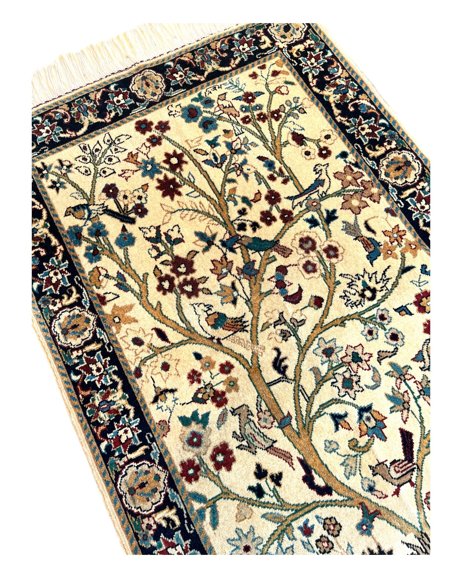 134cm x 86cm Cream Tree of Life Rug