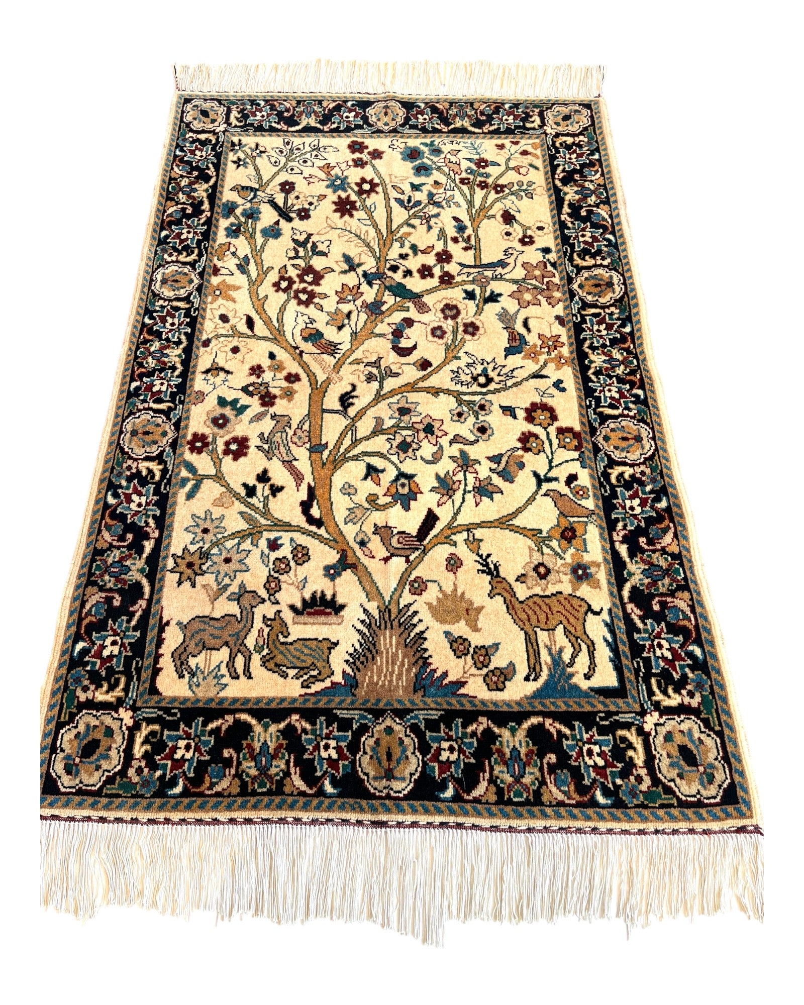 134cm x 86cm Cream Tree of Life Rug