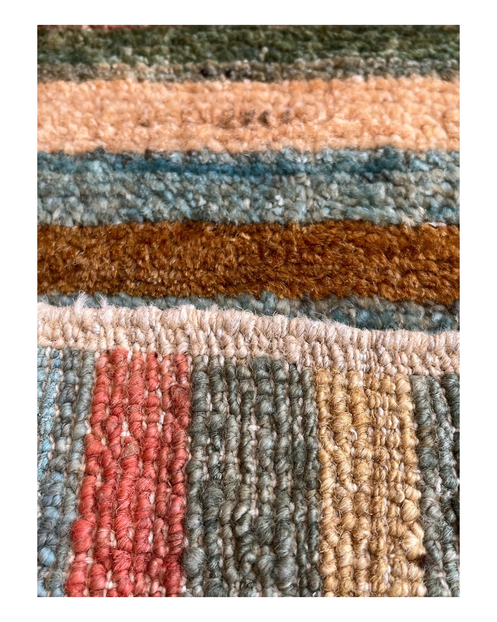 292cm x 206cm Broken Stripe Gabeh Rug