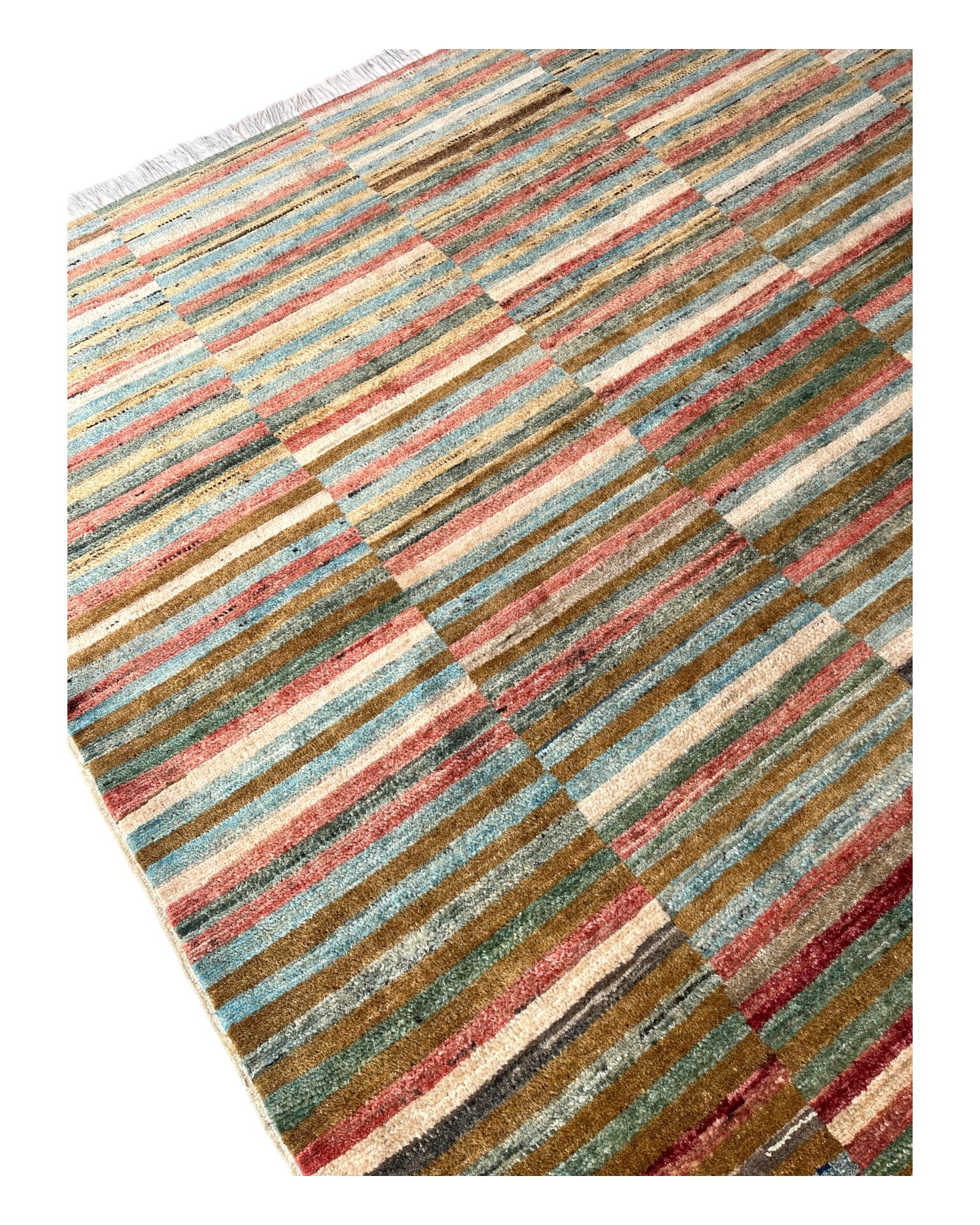 292cm x 206cm Broken Stripe Gabeh Rug