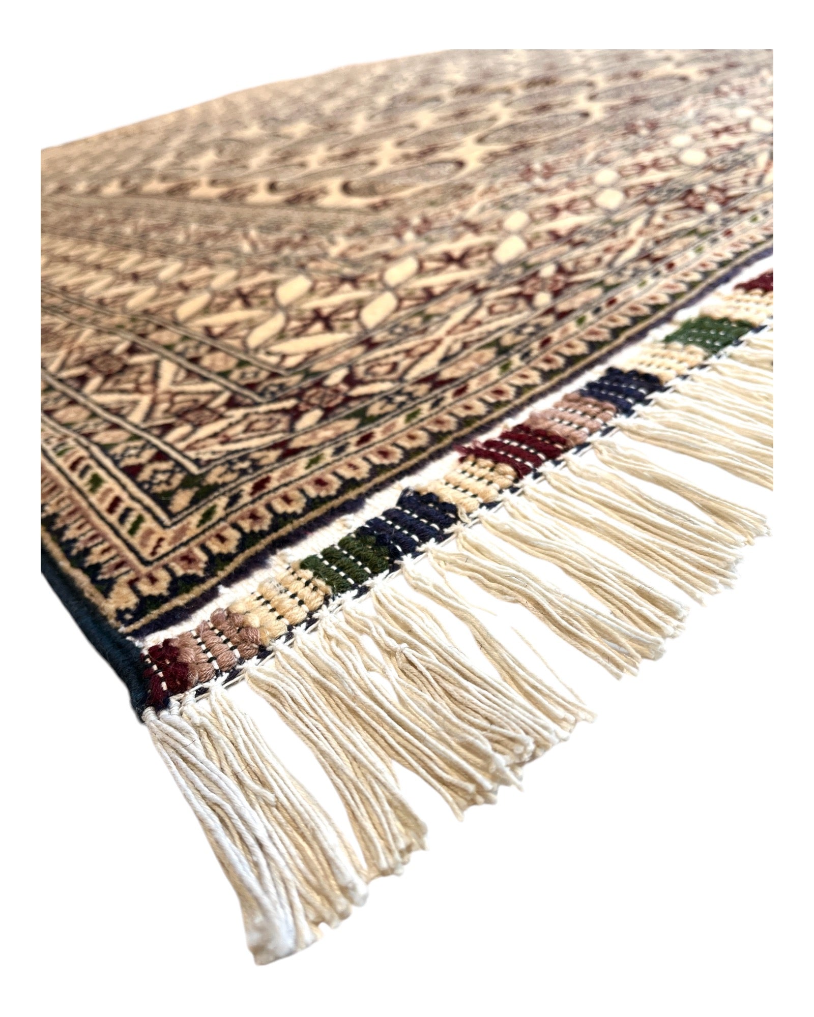 240cm x 150cm Cream/Gold & Burgundy Shirin Tagab Rug