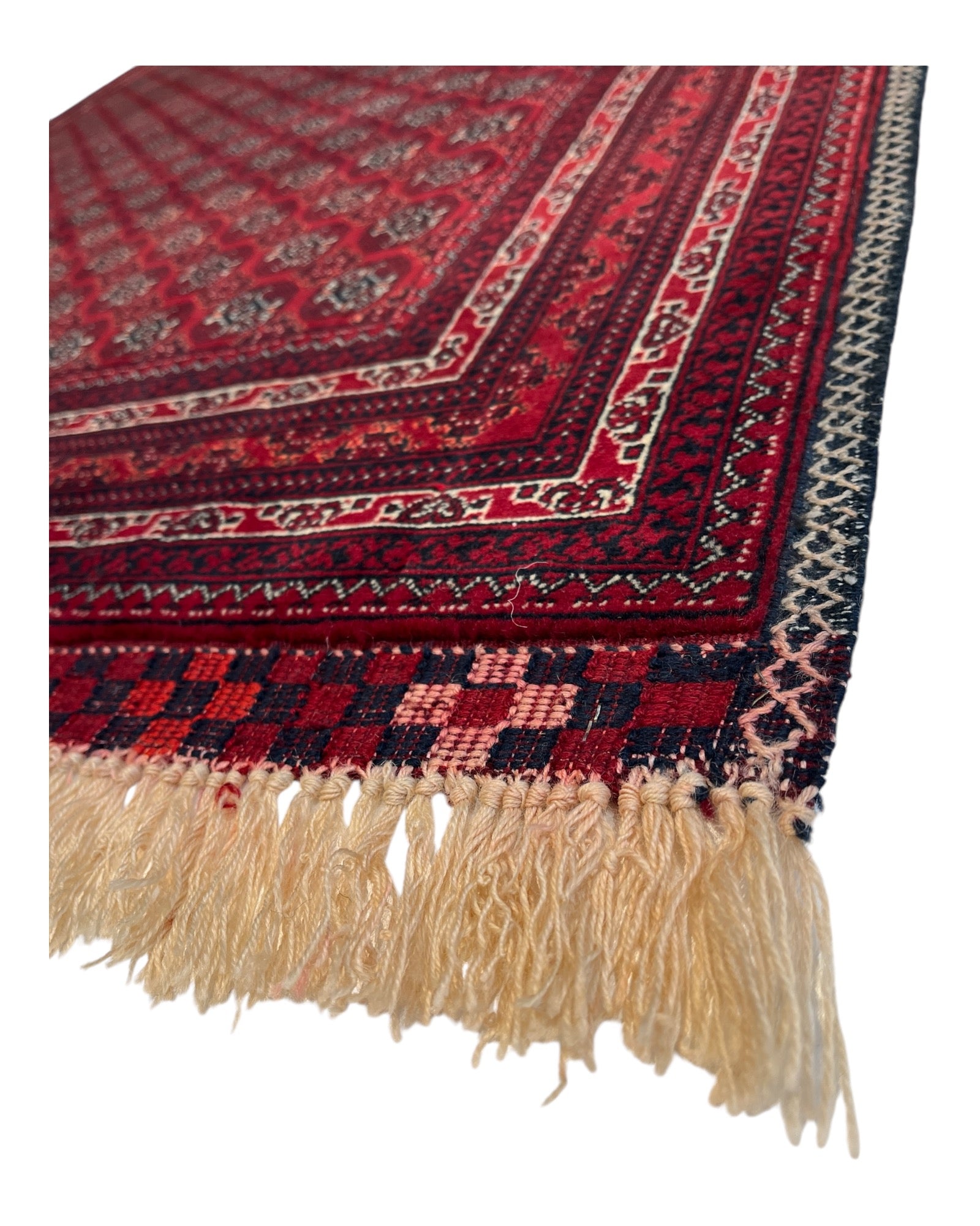 194cm x 127cm Fine Red Roshnai Rug