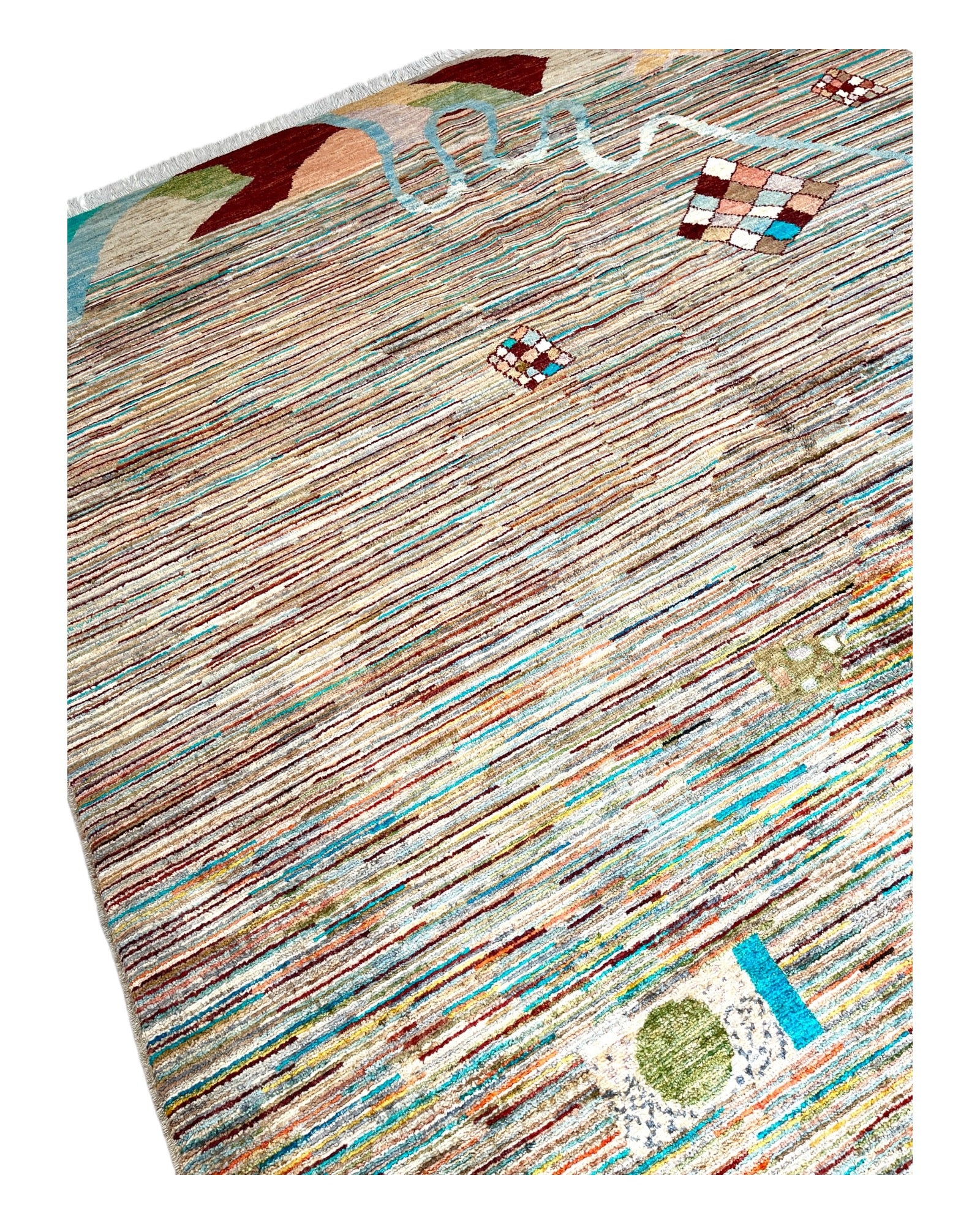 236cm x 174cm Multi-coloured Gabeh Rug