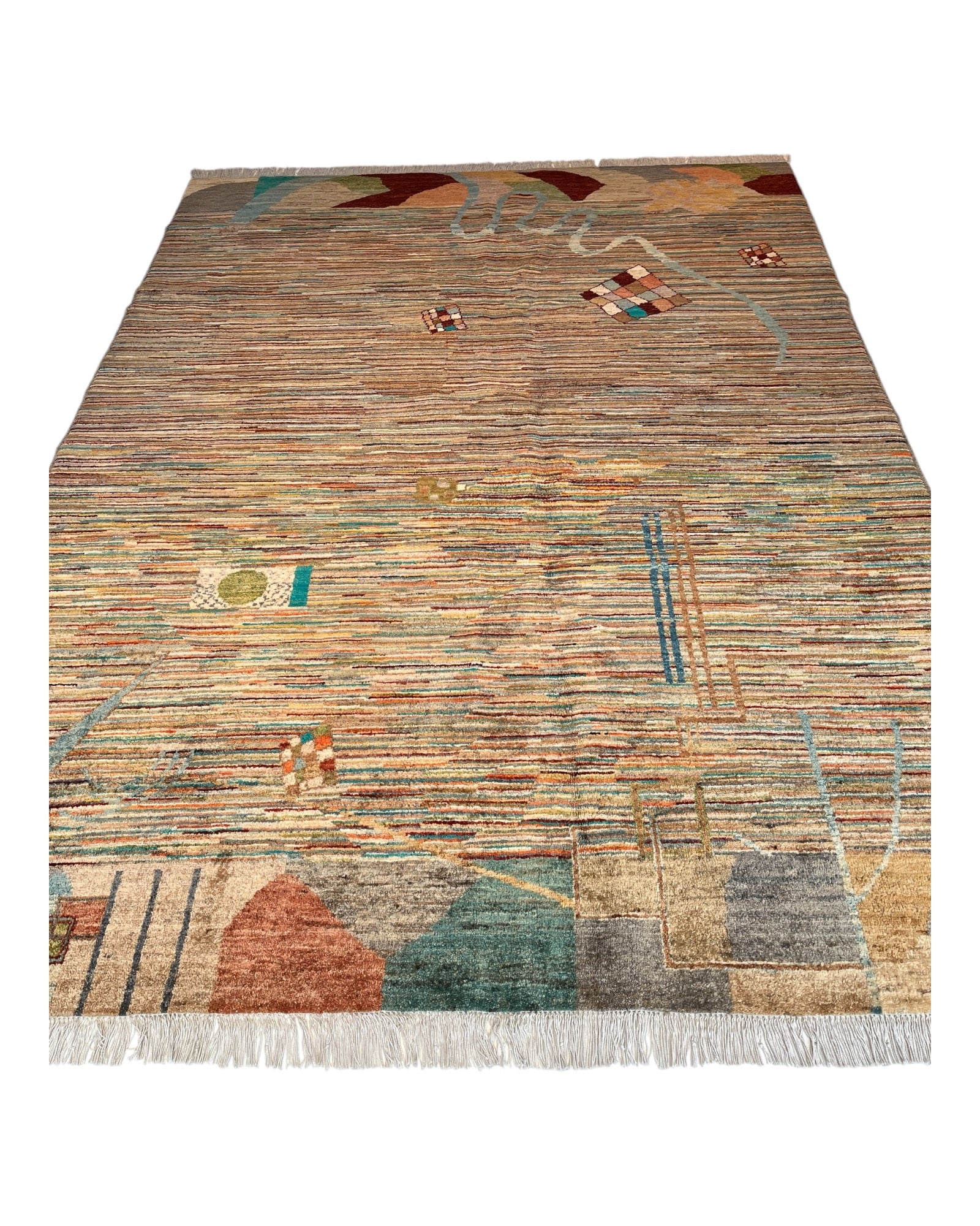 236cm x 174cm Multi-coloured Gabeh Rug