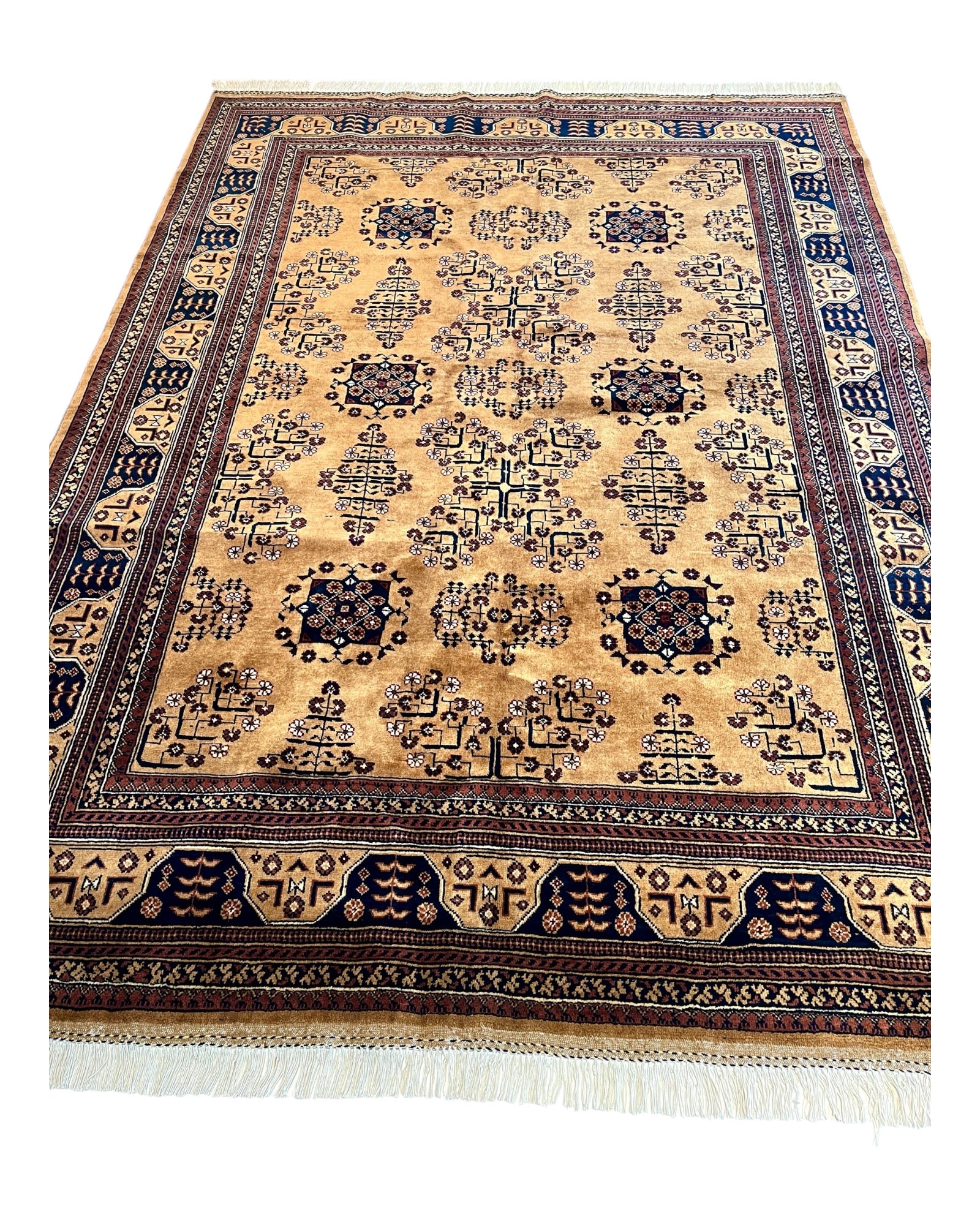 244cm x 172cm Golden Caramel Andkoy Rug