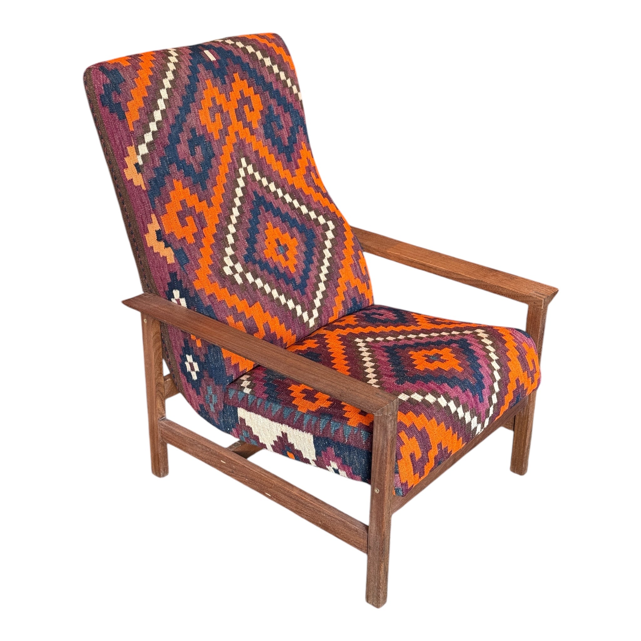 Mid-Century Kilim Armchair