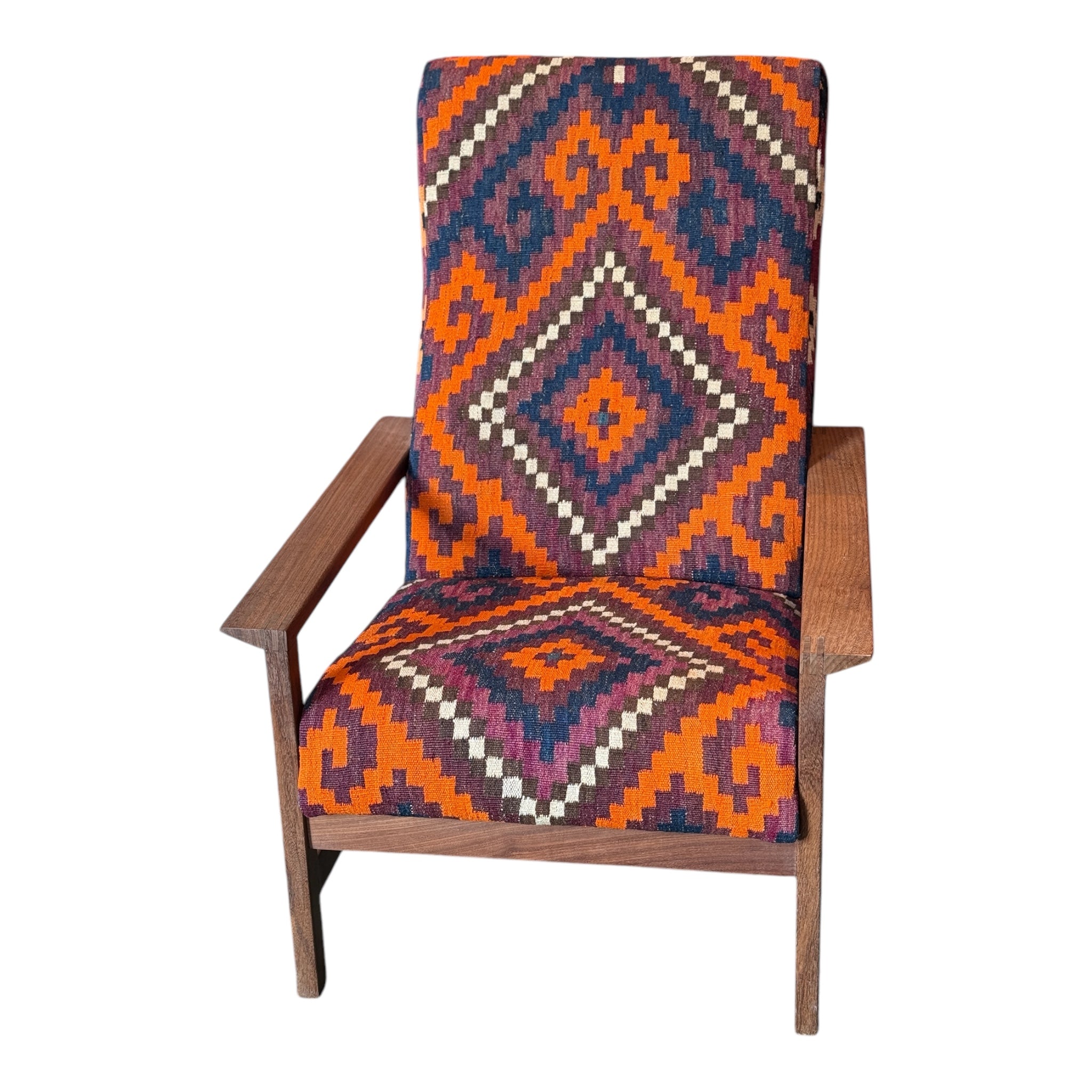 Mid-Century Kilim Armchair