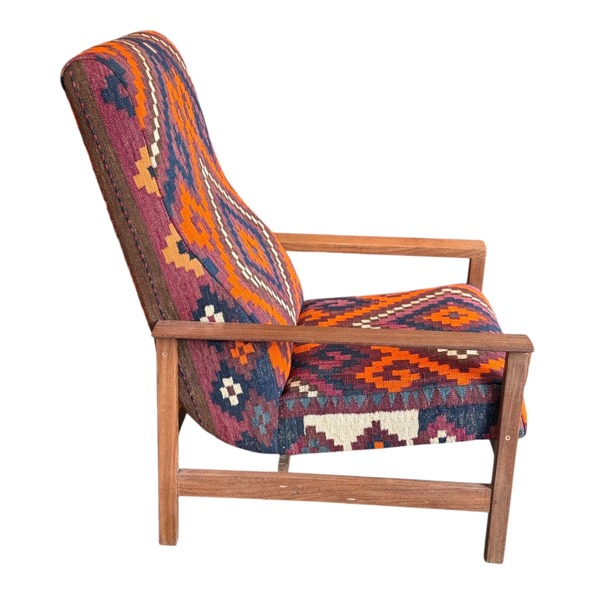 Mid-Century Kilim Armchair