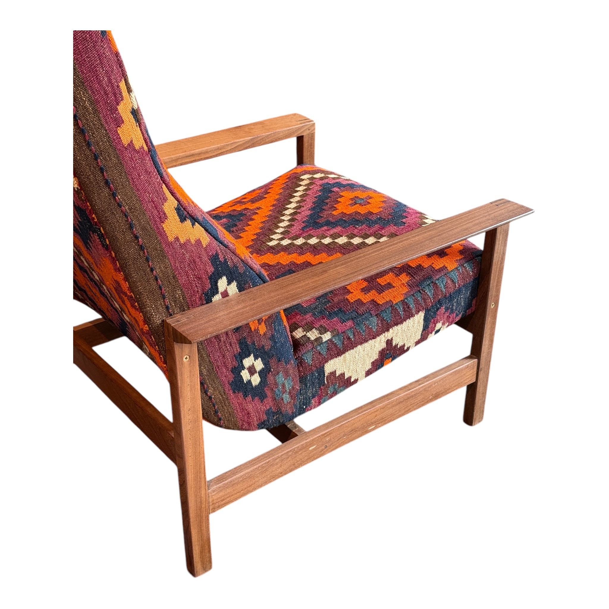 Mid-Century Kilim Armchair