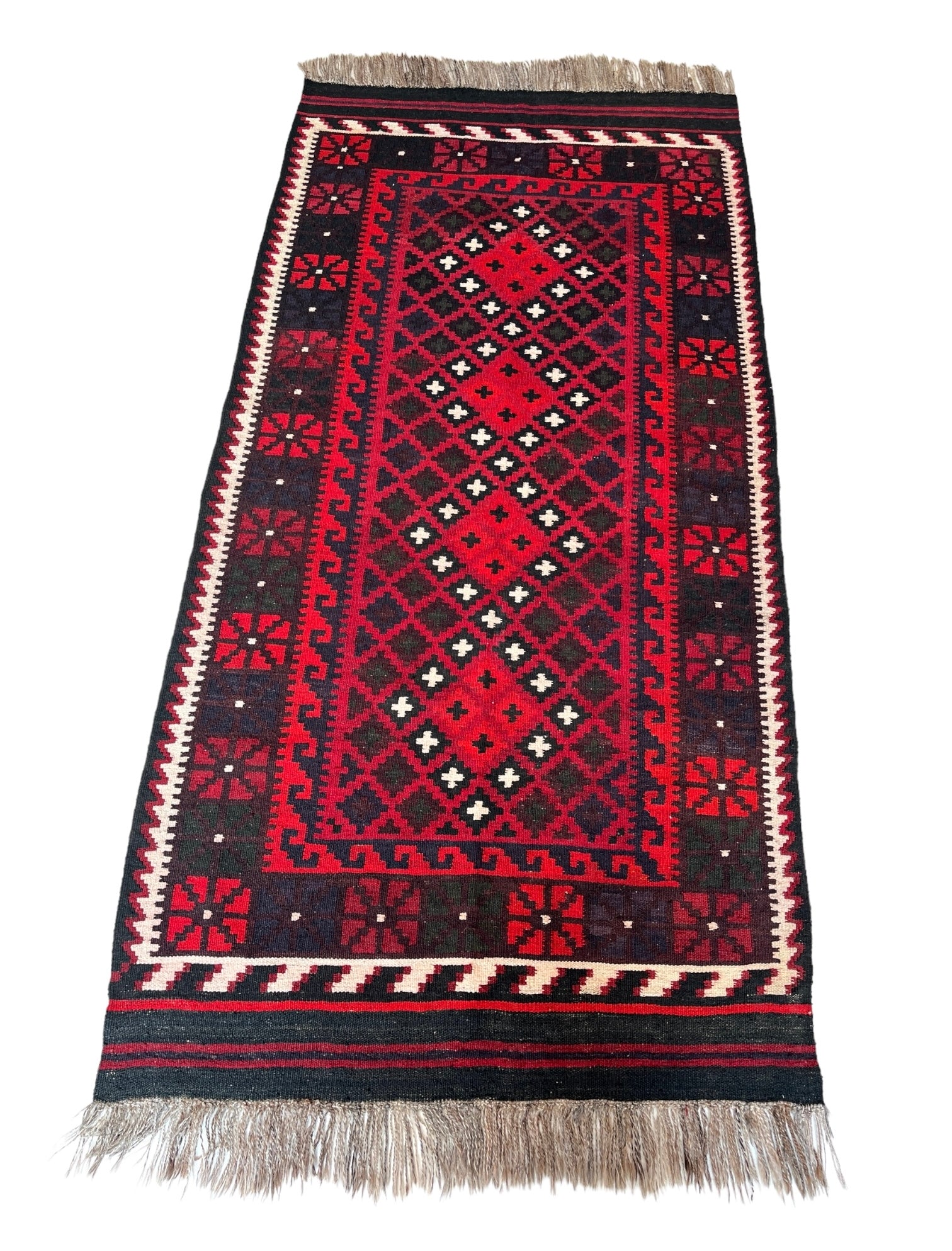 204cm x 100cm Maymana Kilim Runner