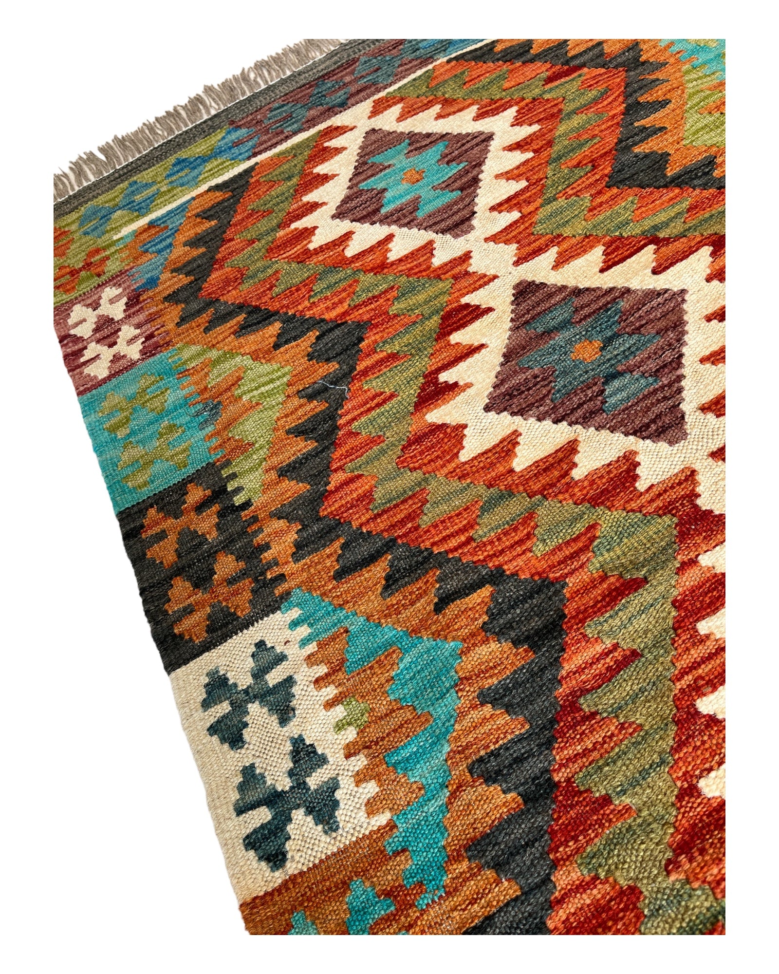 390cm x 80cm Maymana Kilim Runner