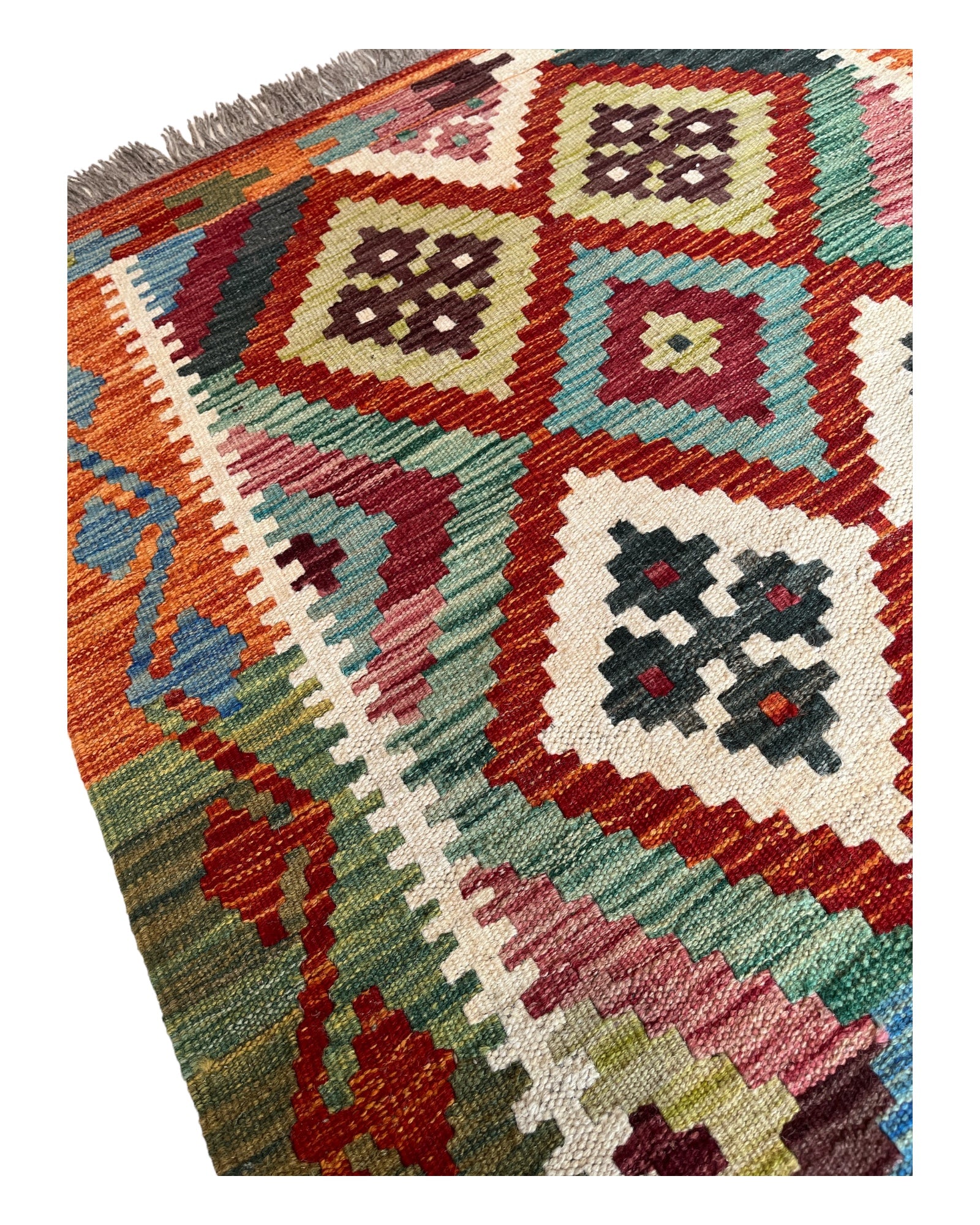 200cm x 90cm Maymana Kilim Runner