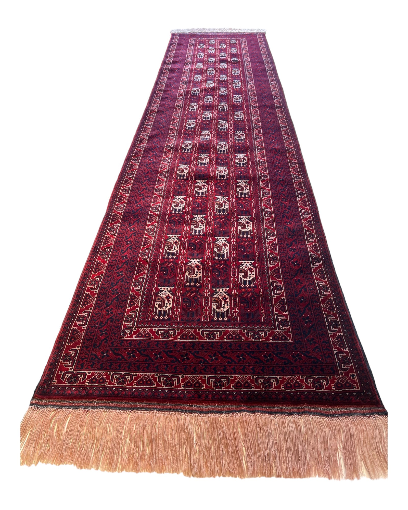 385cm x 93cm Vintage Alabakhmal Runner