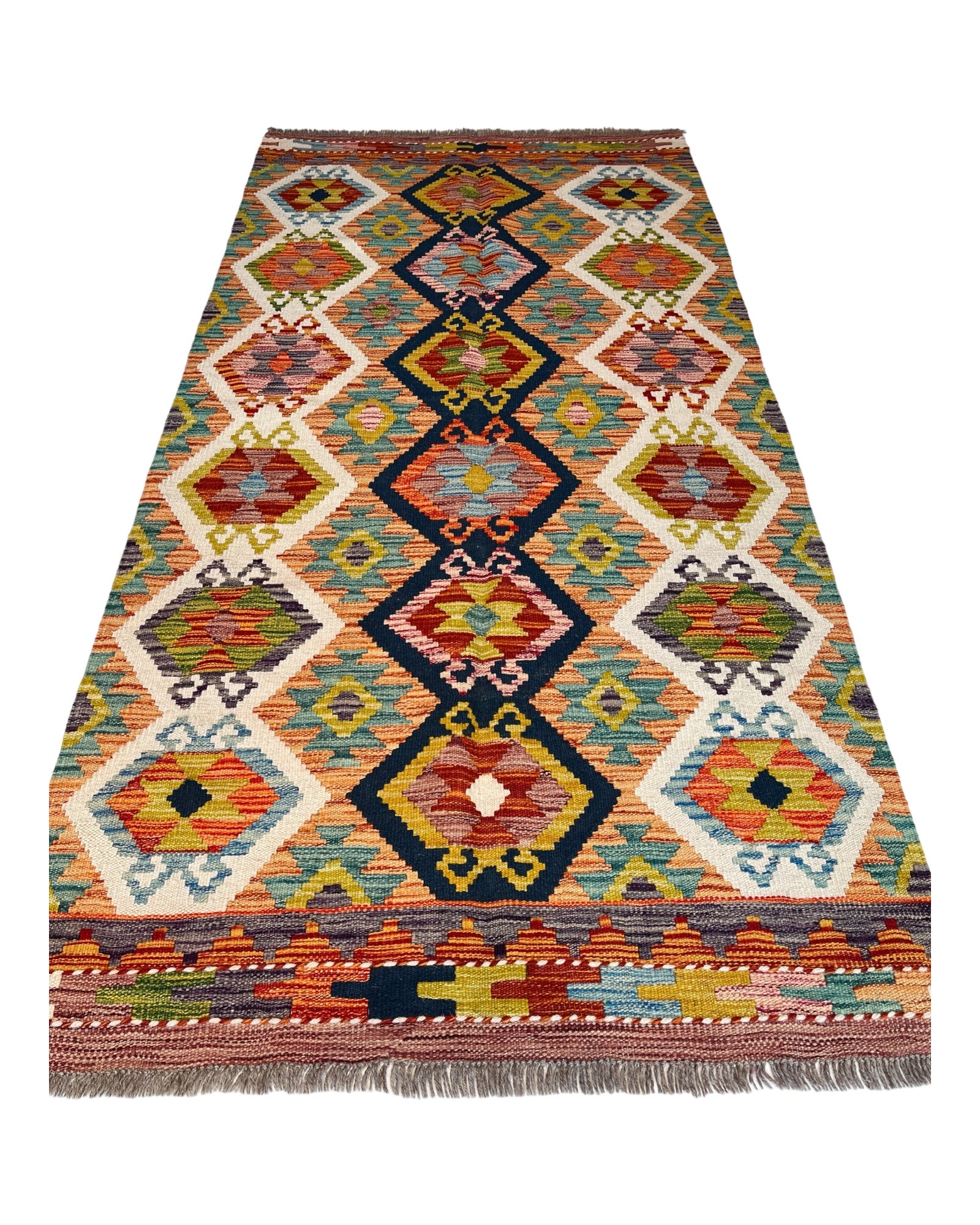 200cm x 97cm Maymana Kilim Runner