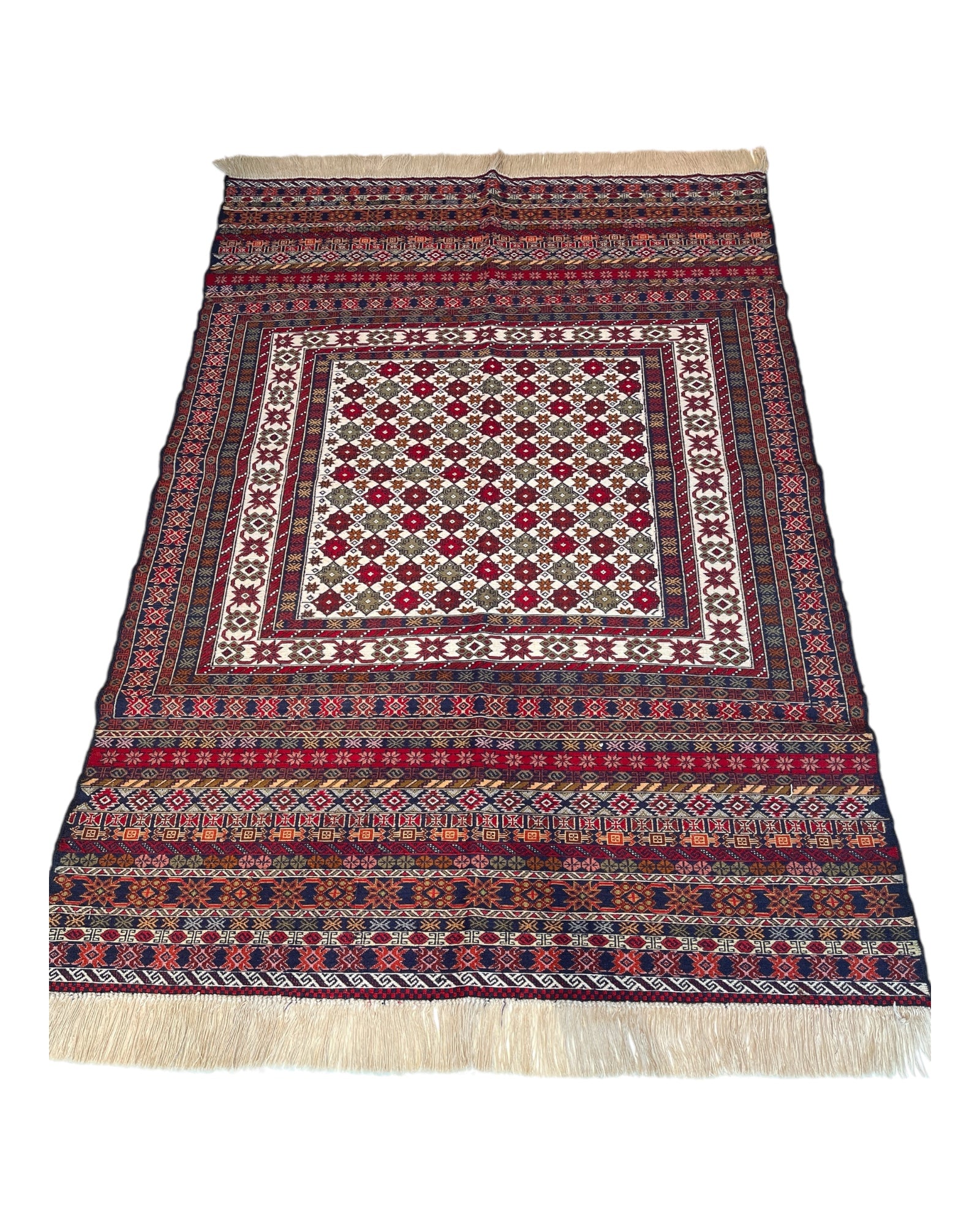 180cm x 127cm Vintage Maliki Kilim