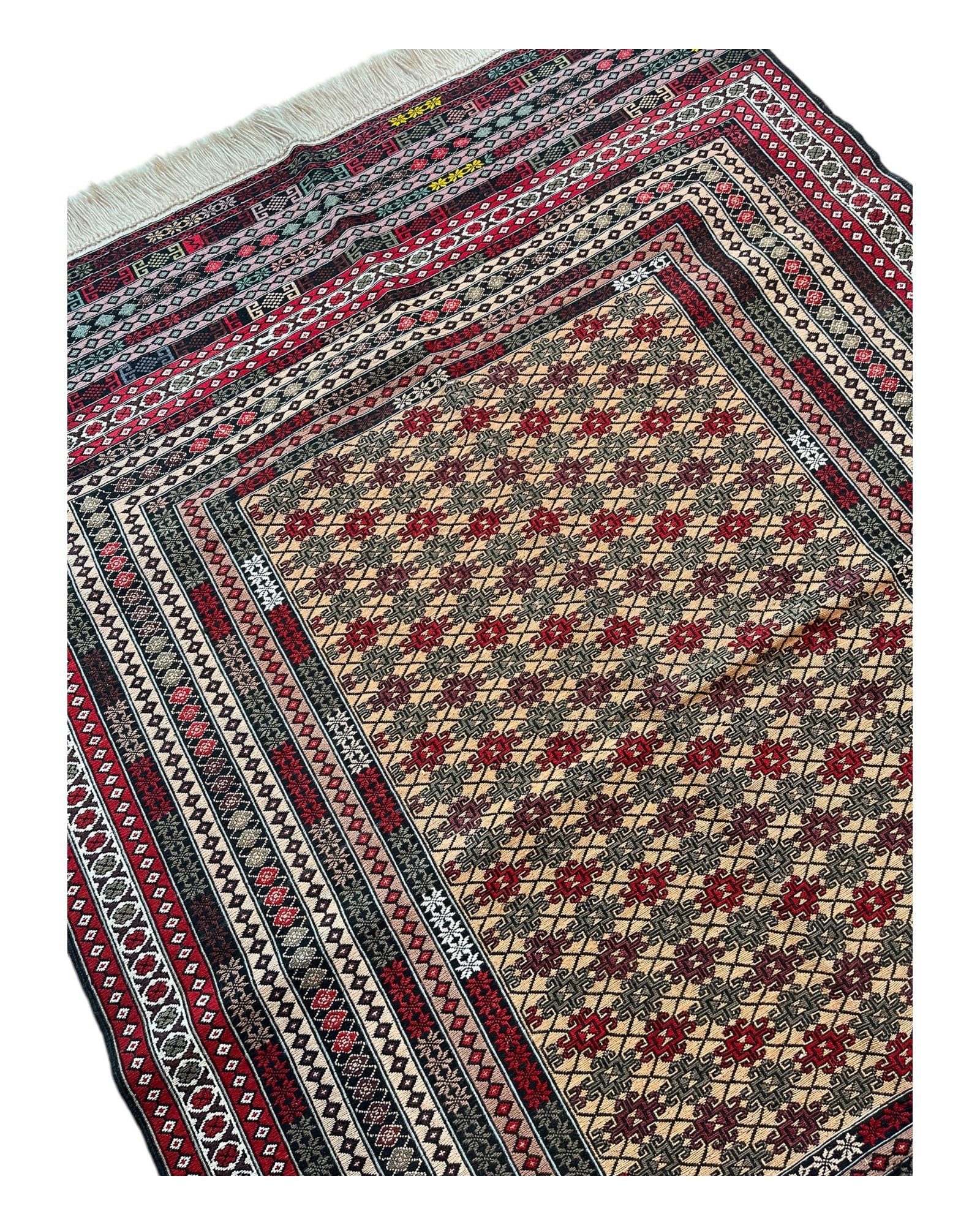 170cm x 120cm Vintage Maliki Kilim