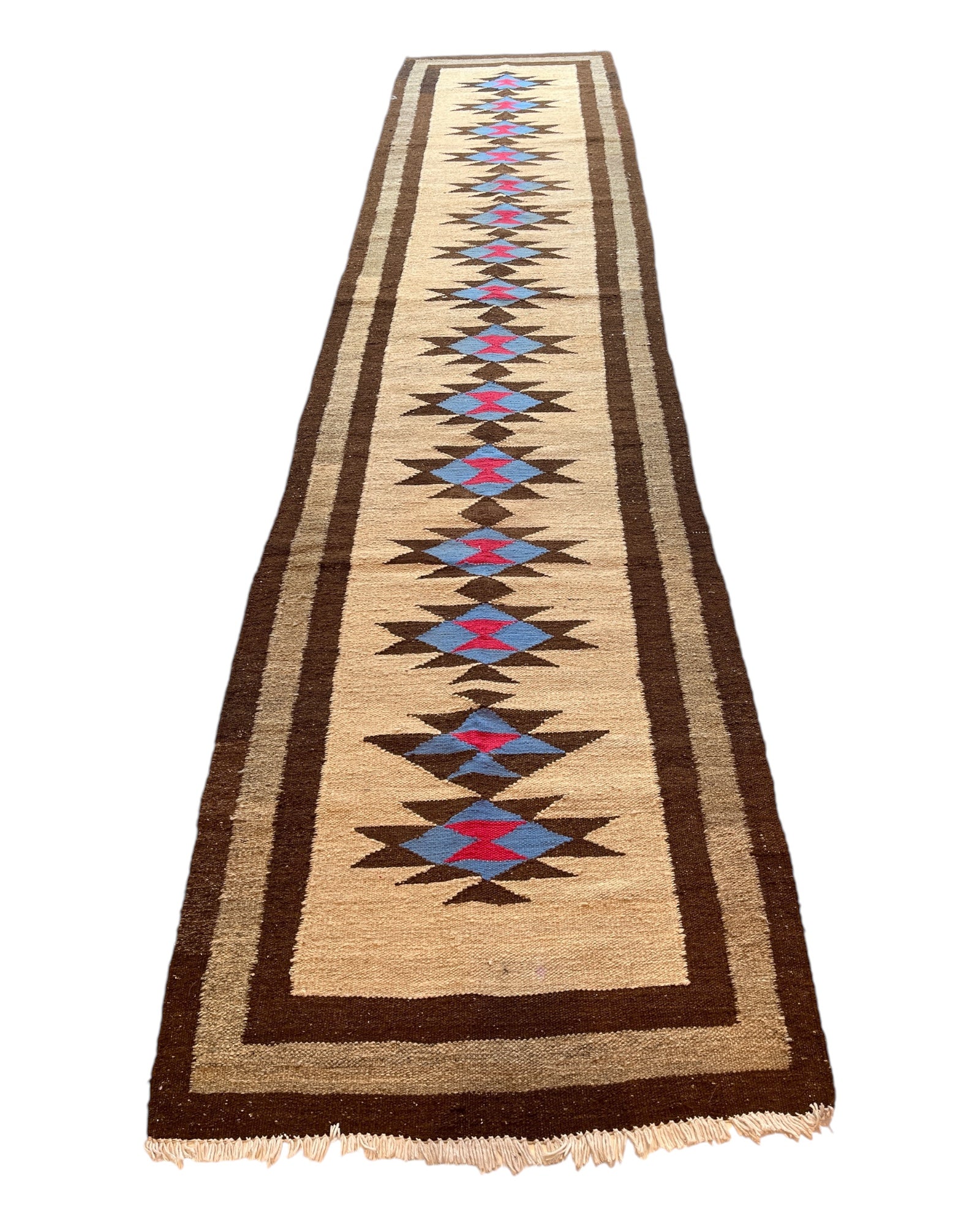 337cm x 73cm Maymana Kilim Runner