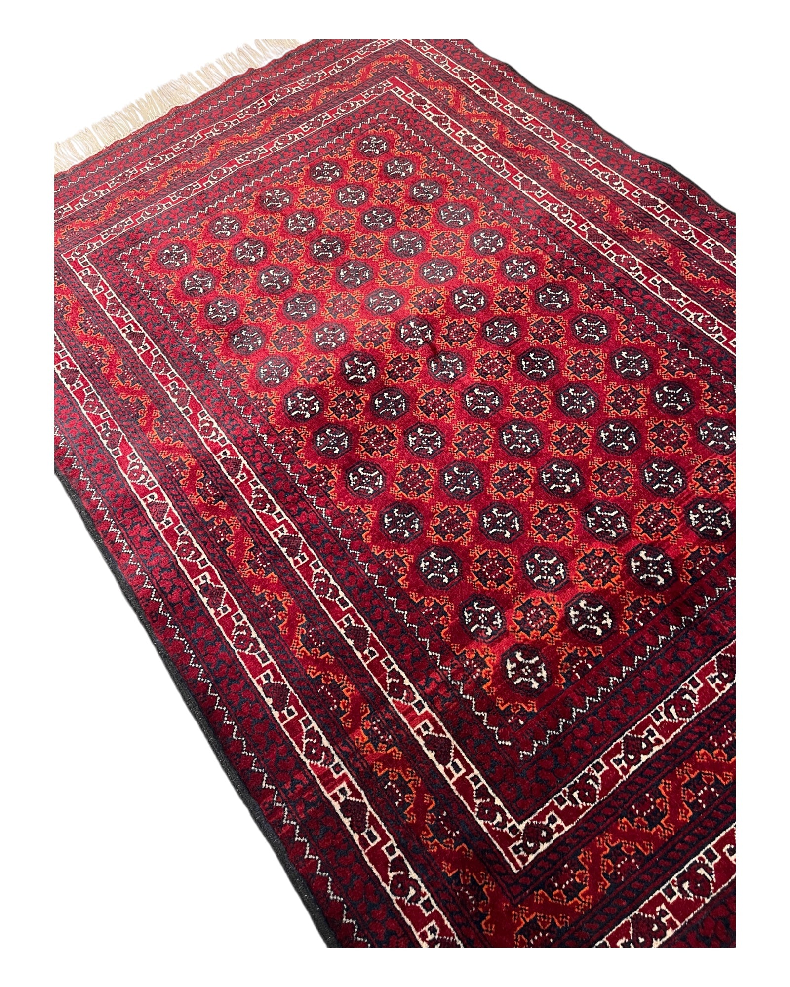 150cm x 100cm Red Khuwaja Roshnai Rug