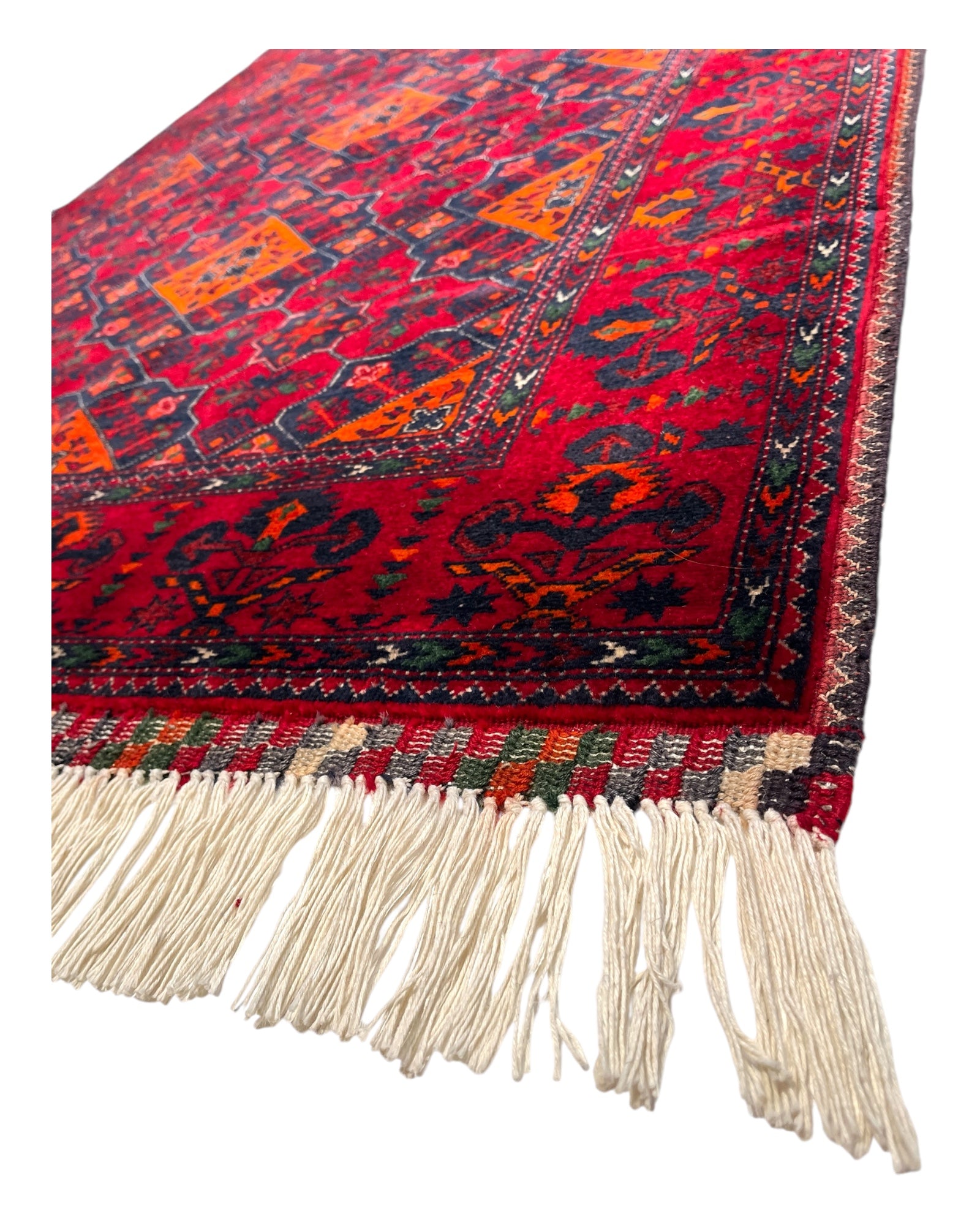 145cm x 97cm Red & Orange Yousef Bay Rug